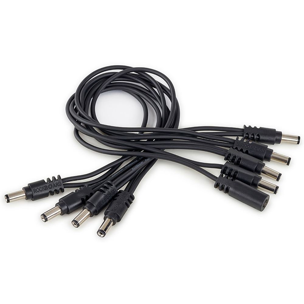 Rockboard by Warwick 8 Outputs Flat Daisy Chain Power Cable