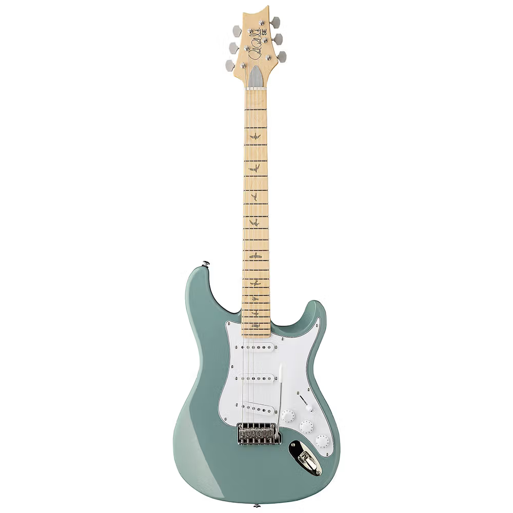 PRS SE Silver Sky Maple Electric Guitar with Gig Bag (Stone Blue)