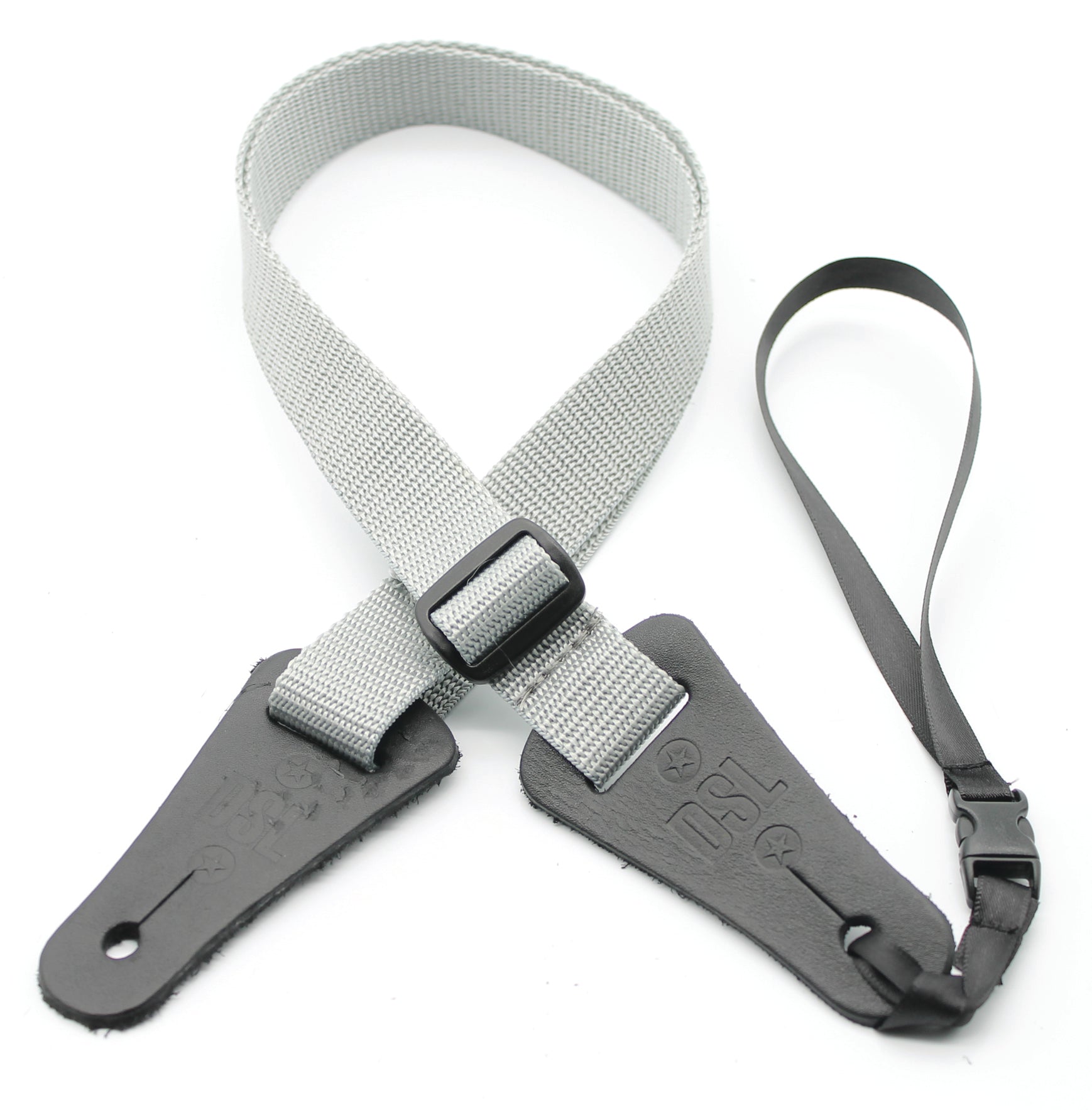 DSL Poly Series Ukulele Strap (Grey)