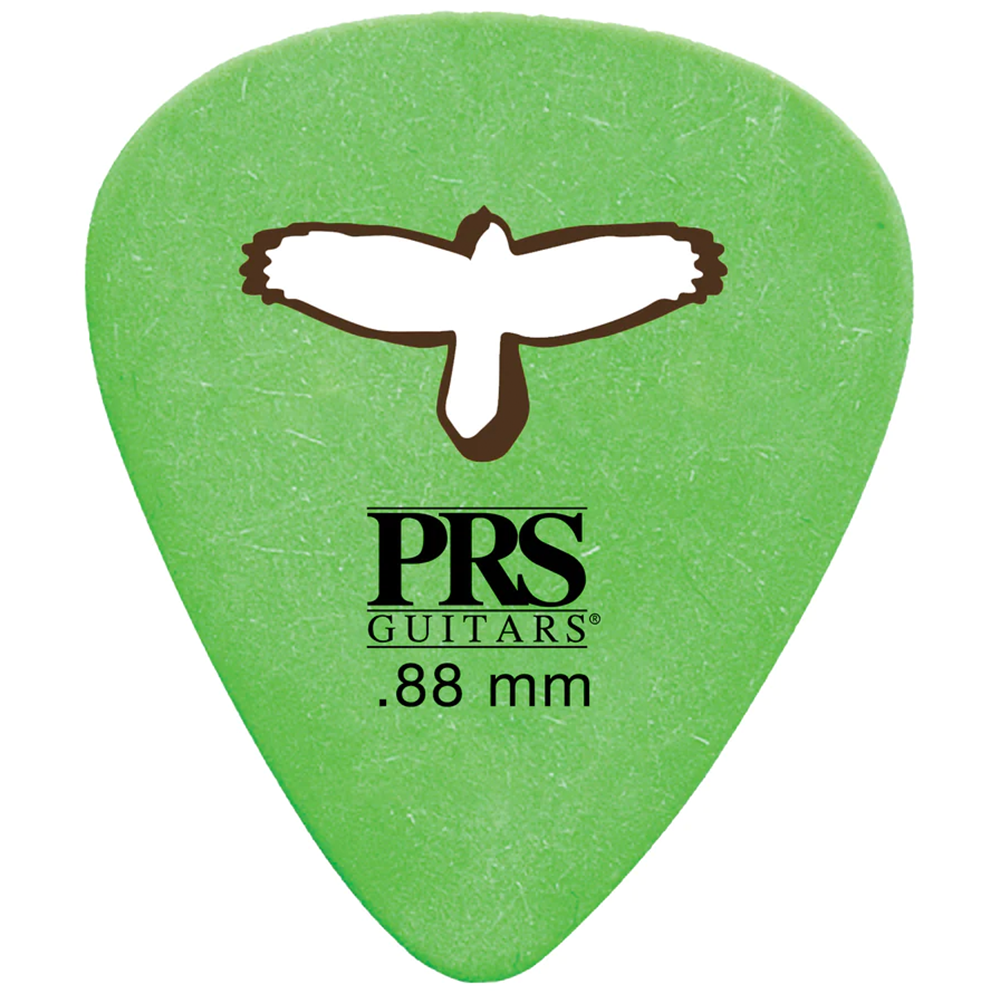 PRS .88mm Green Delrin Punch Guitar Picks (12-Pack)