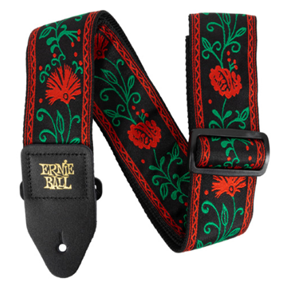 Ernie Ball Western Rose Jacquard Guitar Strap