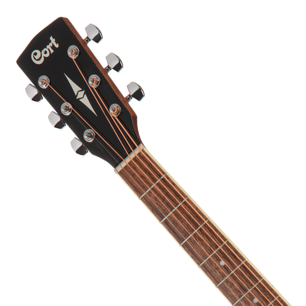 Cort AD880CE Left Handed Dreadnought Acoustic Electric Guitar (Natural Satin)
