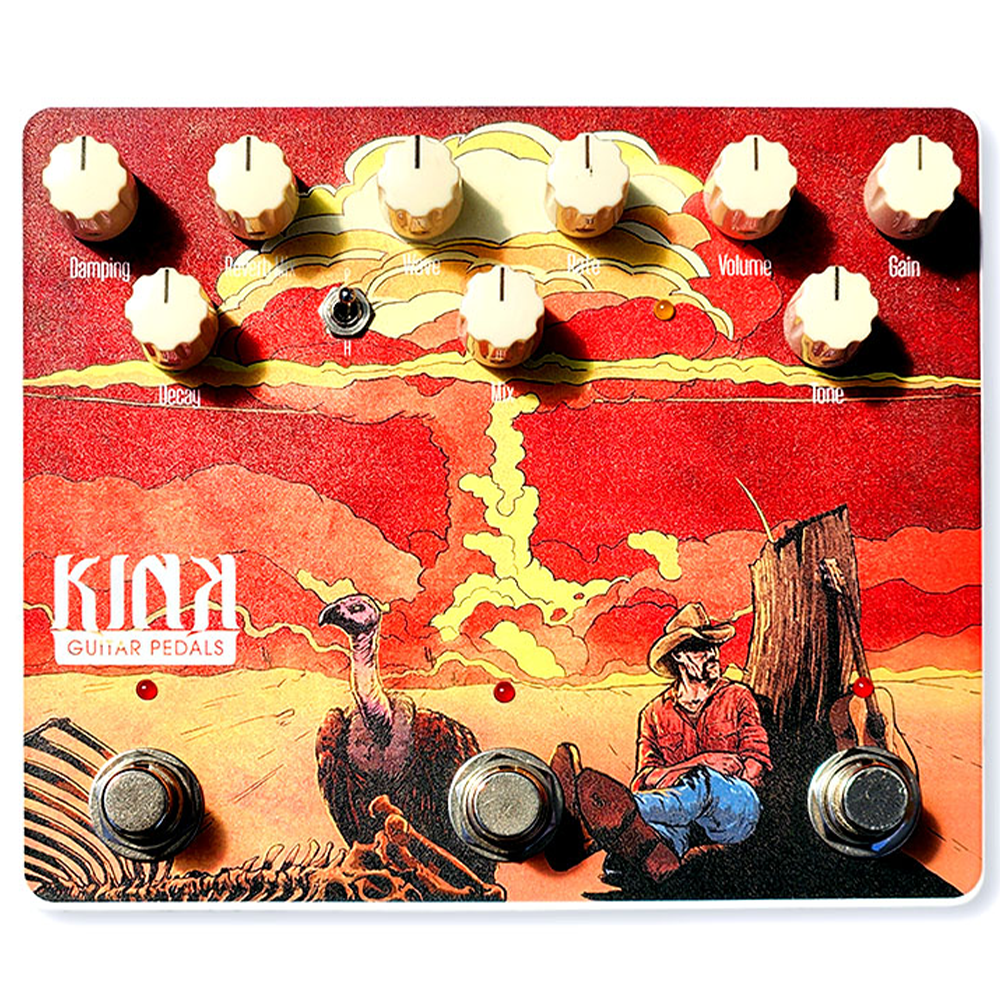 Kink Guitar Pedals Atomic Spaghetti Atomic Plus Overdrive/Tremolo/Reverb Pedal