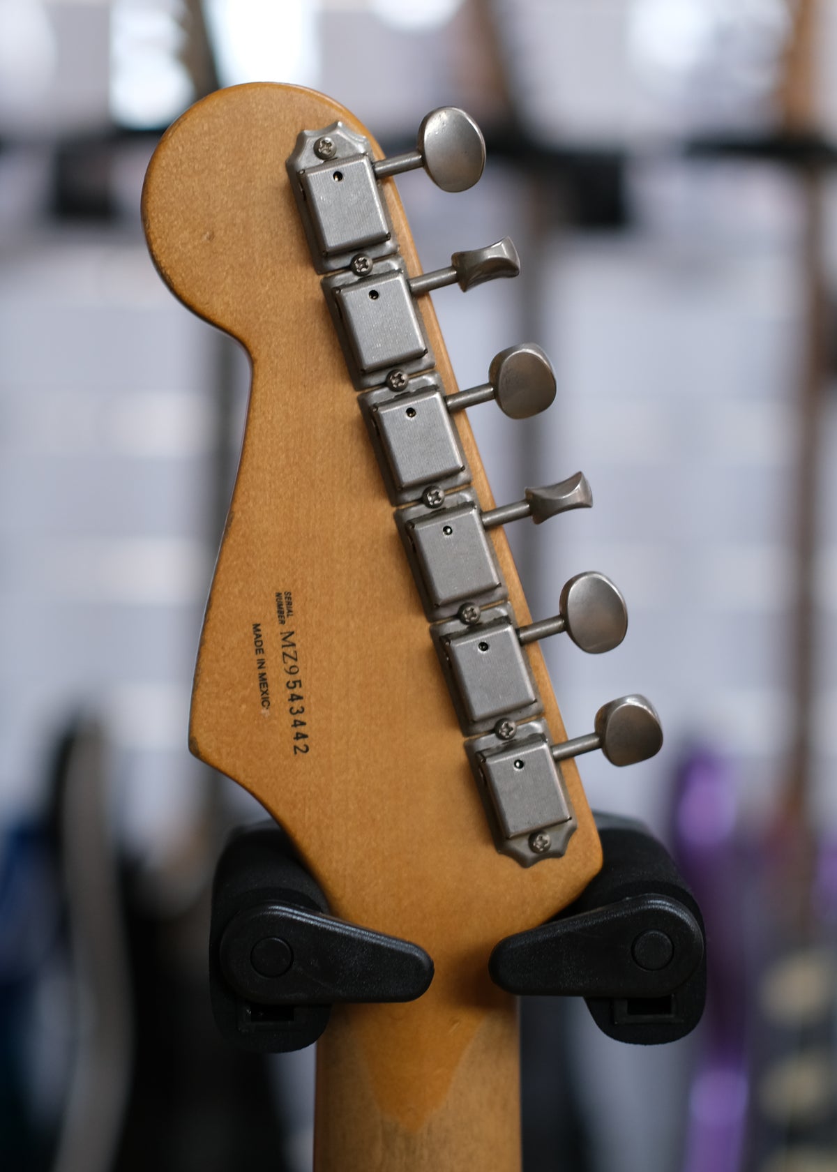 Fender Road Worn 50’s Stratocaster Electric Guitar (Black) (Pre-Owned, 2010 MIM)