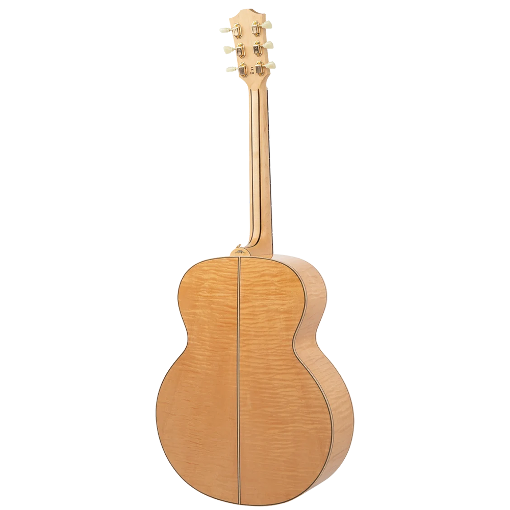 Bromo Denali Jumbo Acoustic Electric Guitar with Bag (Solid Spruce/Flame Maple)