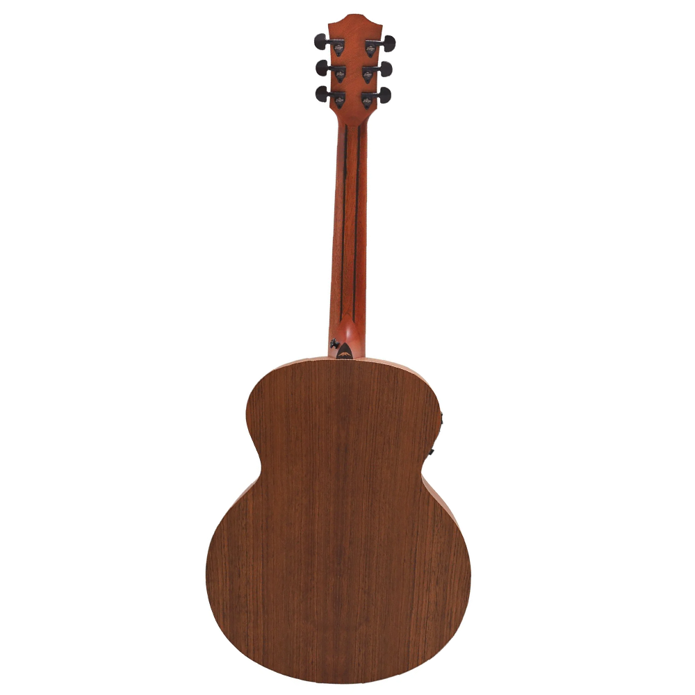 Bromo Tahoma Mini Jumbo Acoustic Electric Guitar (Solid Mahogany Top)