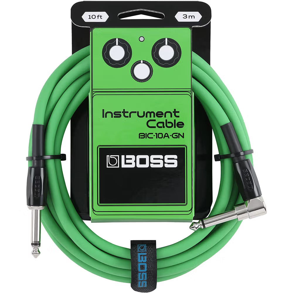 Boss 10ft Instrument Cable (Green)