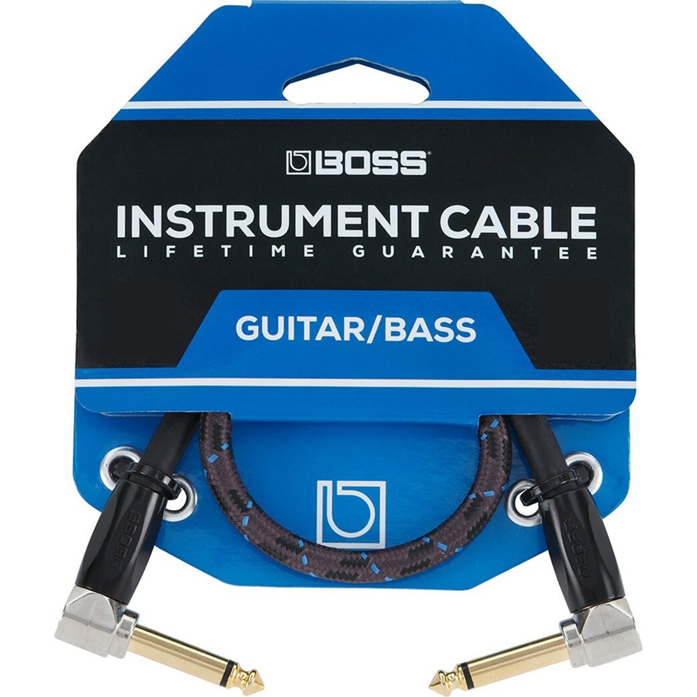 Boss 3ft Patch Cable (Right Angle to Right Angle)