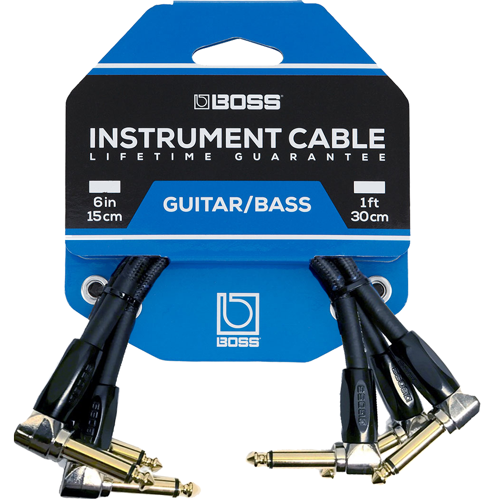 Boss 6 inch Patch Cable (3-Pack)