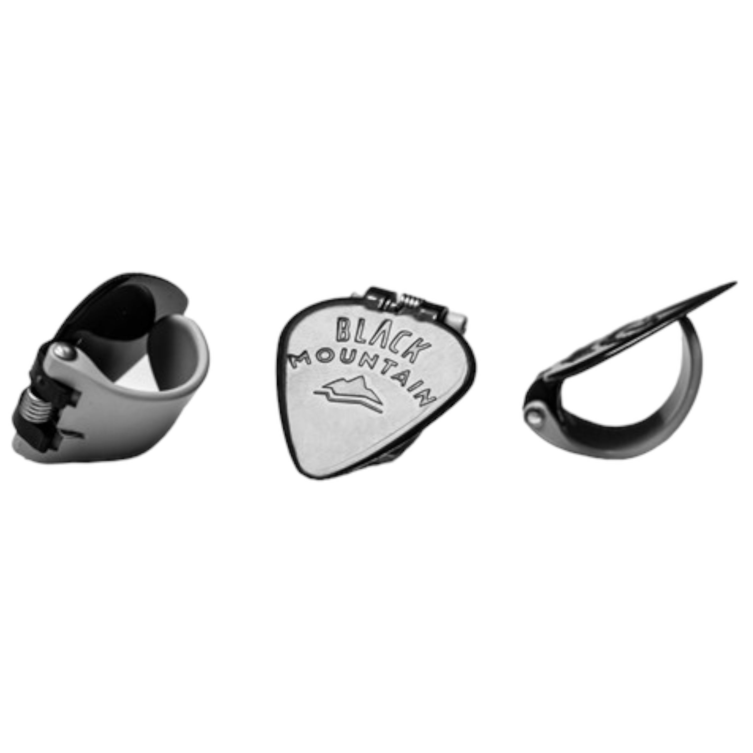 Black Mountain Spring Loaded Right Handed Thumb Pick (.70mm) (Grey)