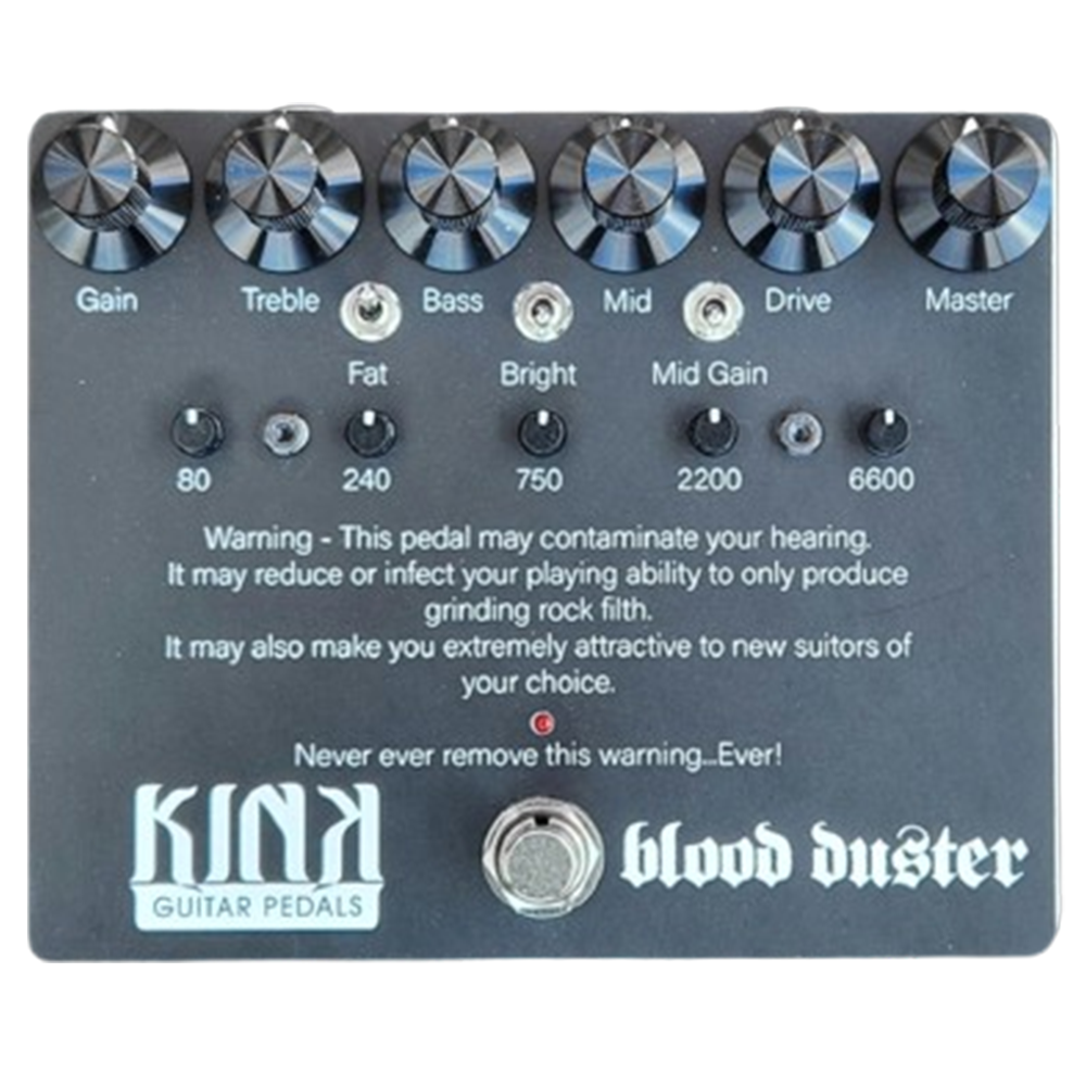 Kink Guitar Pedals x Blood Duster MAF Distortion Pedal