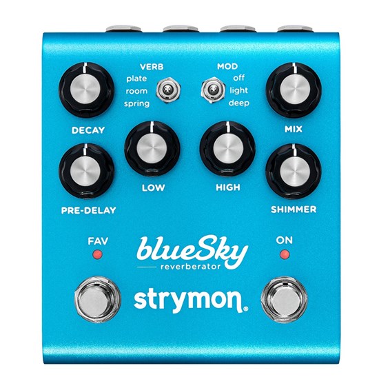 Strymon Bluesky 2 Reverberator Reverb Pedal