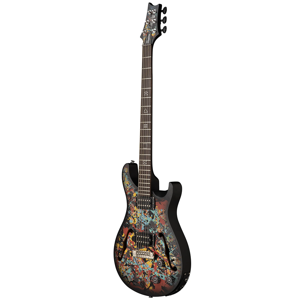 PRS SE Ed Sheeran Cosmic Splash Limited Edition Hollowbody Baritone Electric Guitar