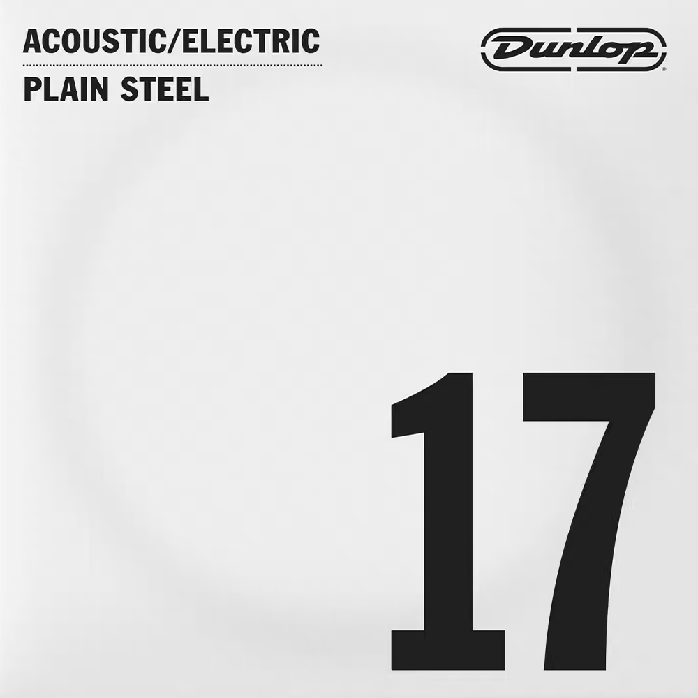 Jim Dunlop Plain Steel .017 Single String