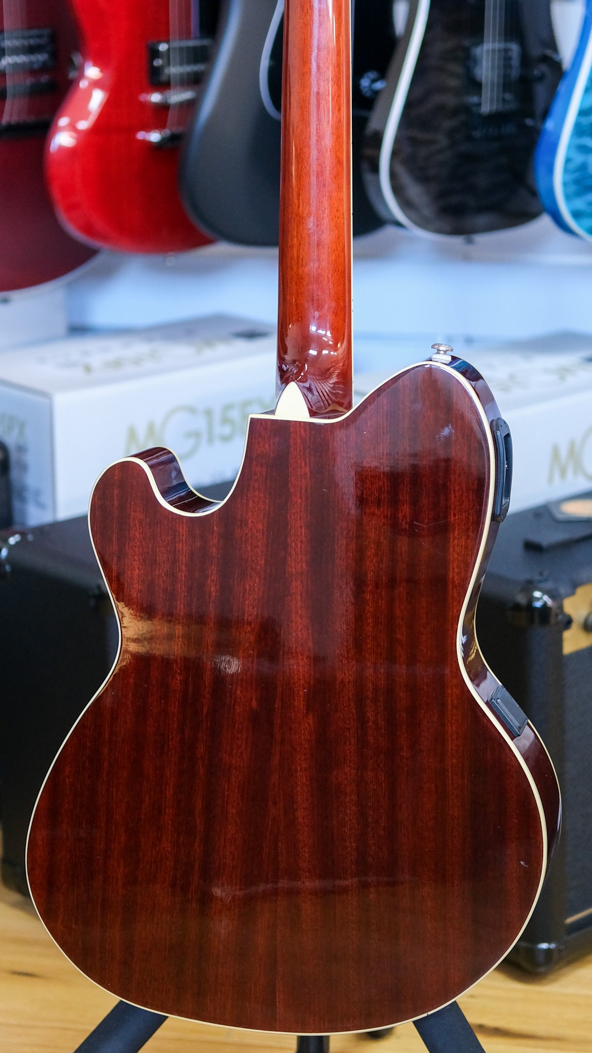 Ibanez Talman TCM-50 Acoustic Electric Guitar (Vintage Brown Sunburst) (Pre-Owned)