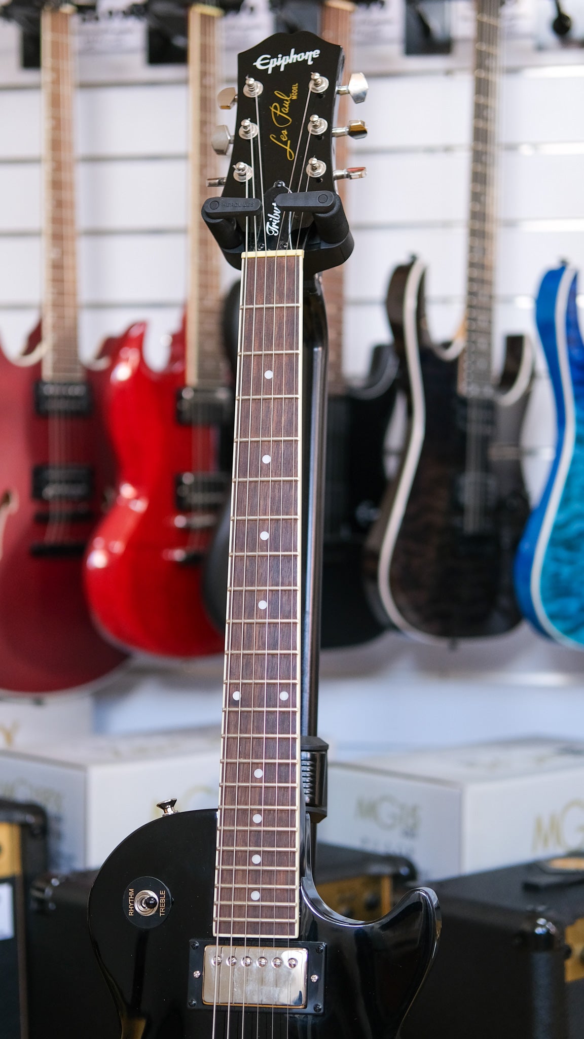 Epiphone Les Paul Tribute Electric Guitar (Ebony) (Pre-Owned, 2025)