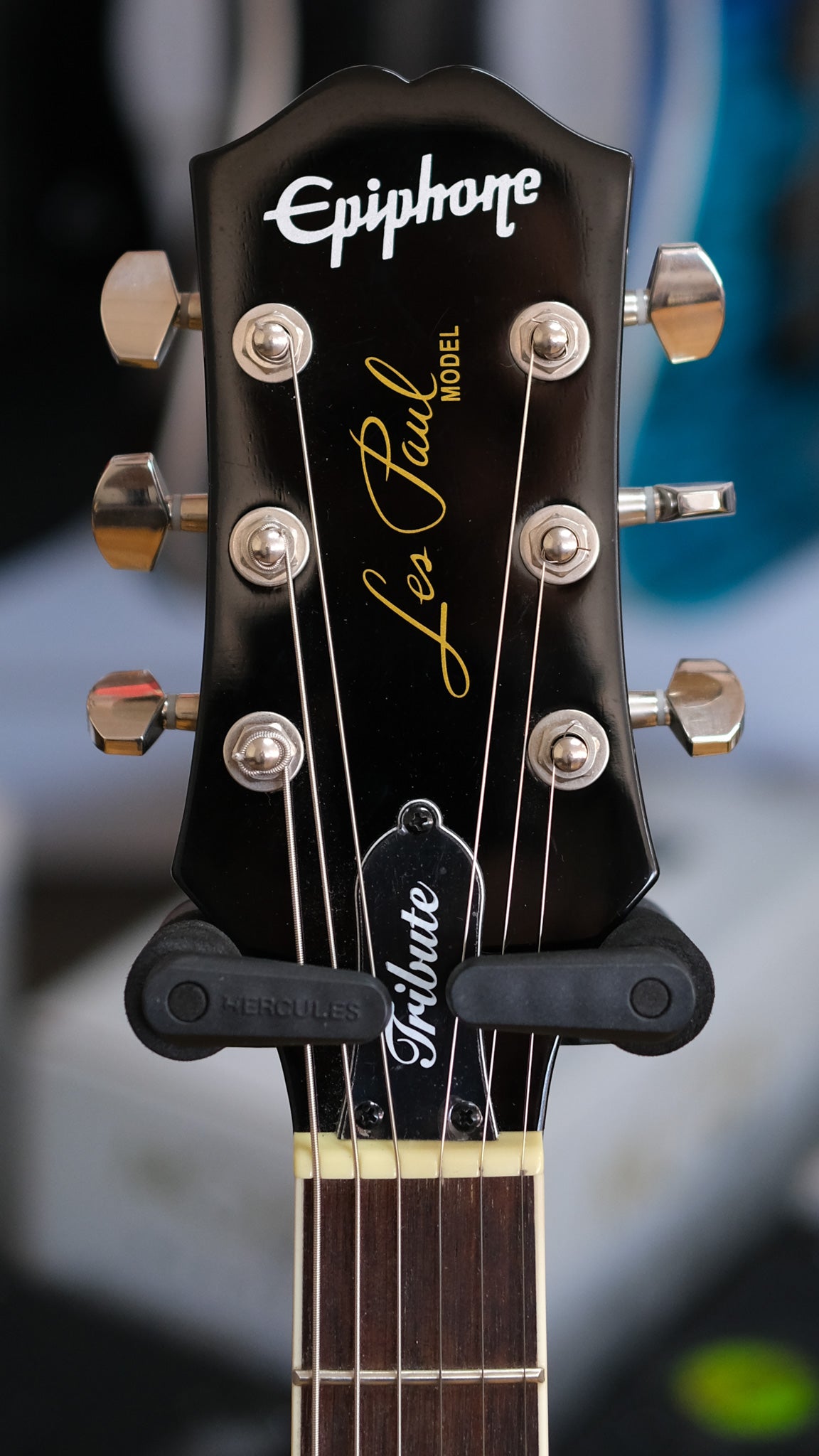 Epiphone Les Paul Tribute Electric Guitar (Ebony) (Pre-Owned, 2025)