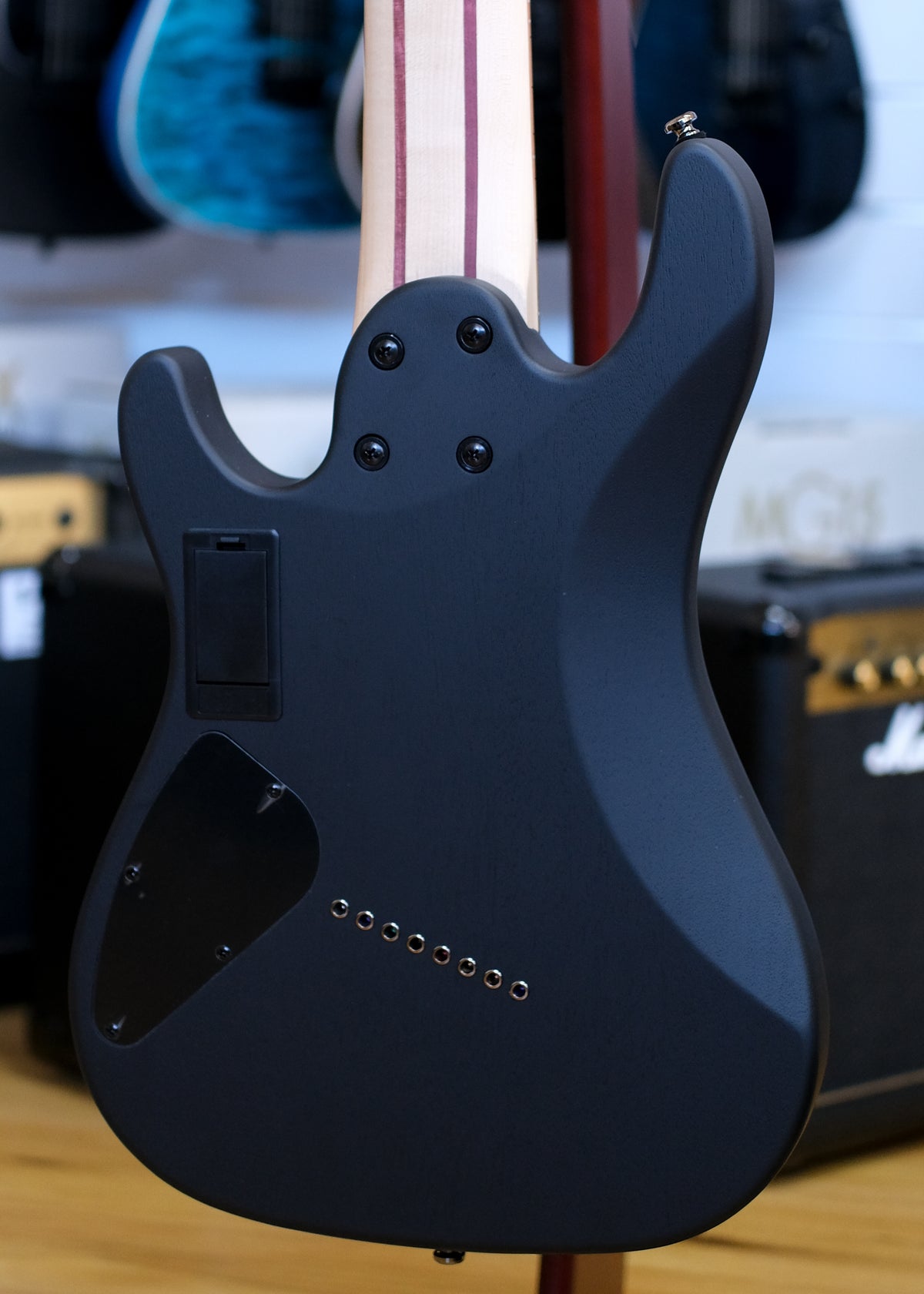 Cort KX508 Multi Scale II 8-String Electric Guitar (Mariana Blue Burst)