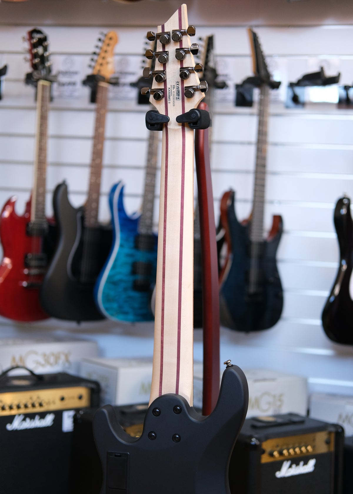 Cort KX508 Multi Scale II 8-String Electric Guitar (Mariana Blue Burst)