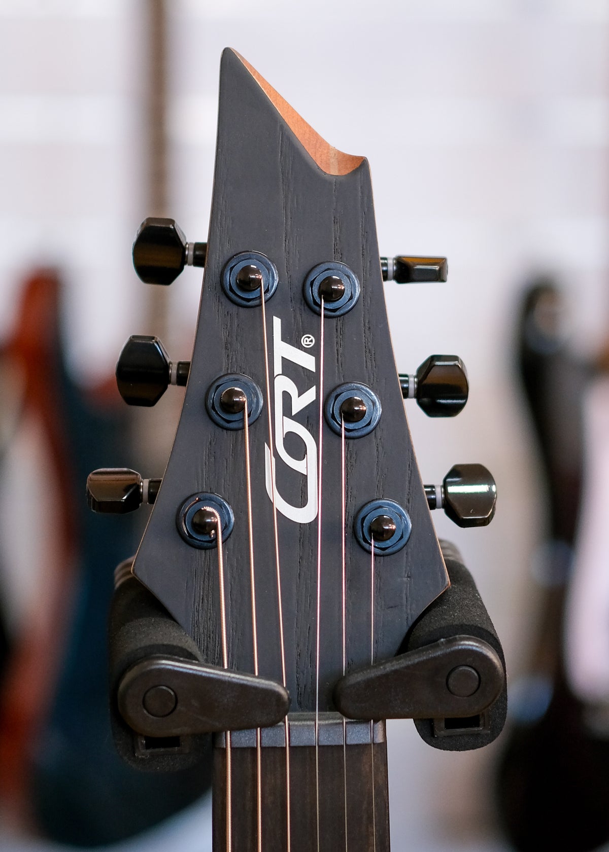 Cort KX700 EverTune Electric Guitar (Open Pore Black)