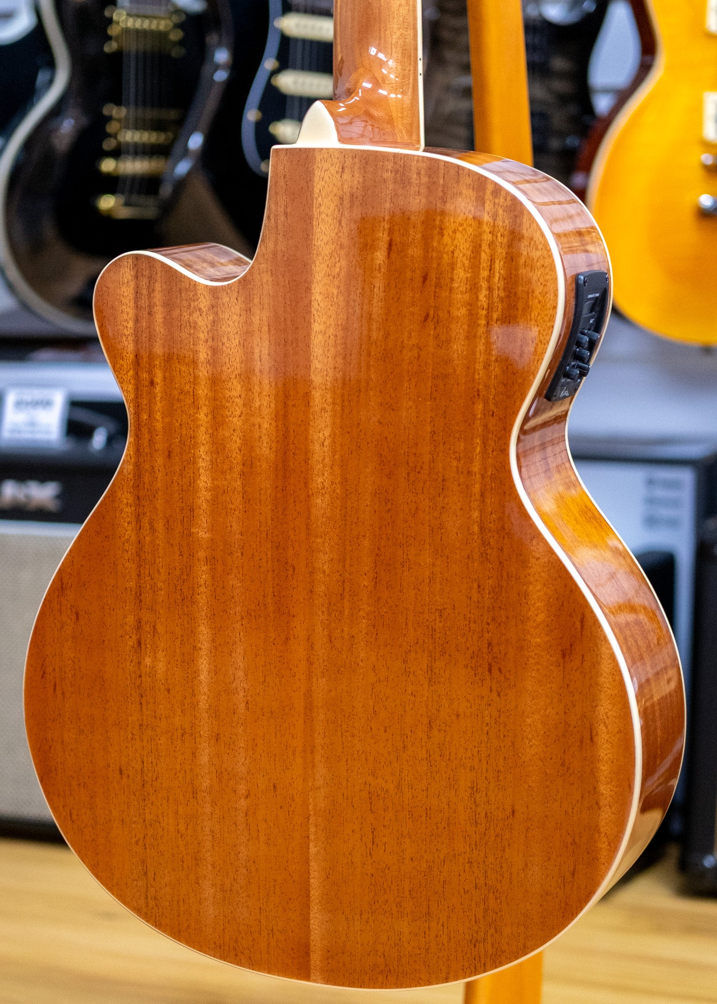 Martinez 41 Series Superfolk Acoustic Electric Guitar (Mahogany)