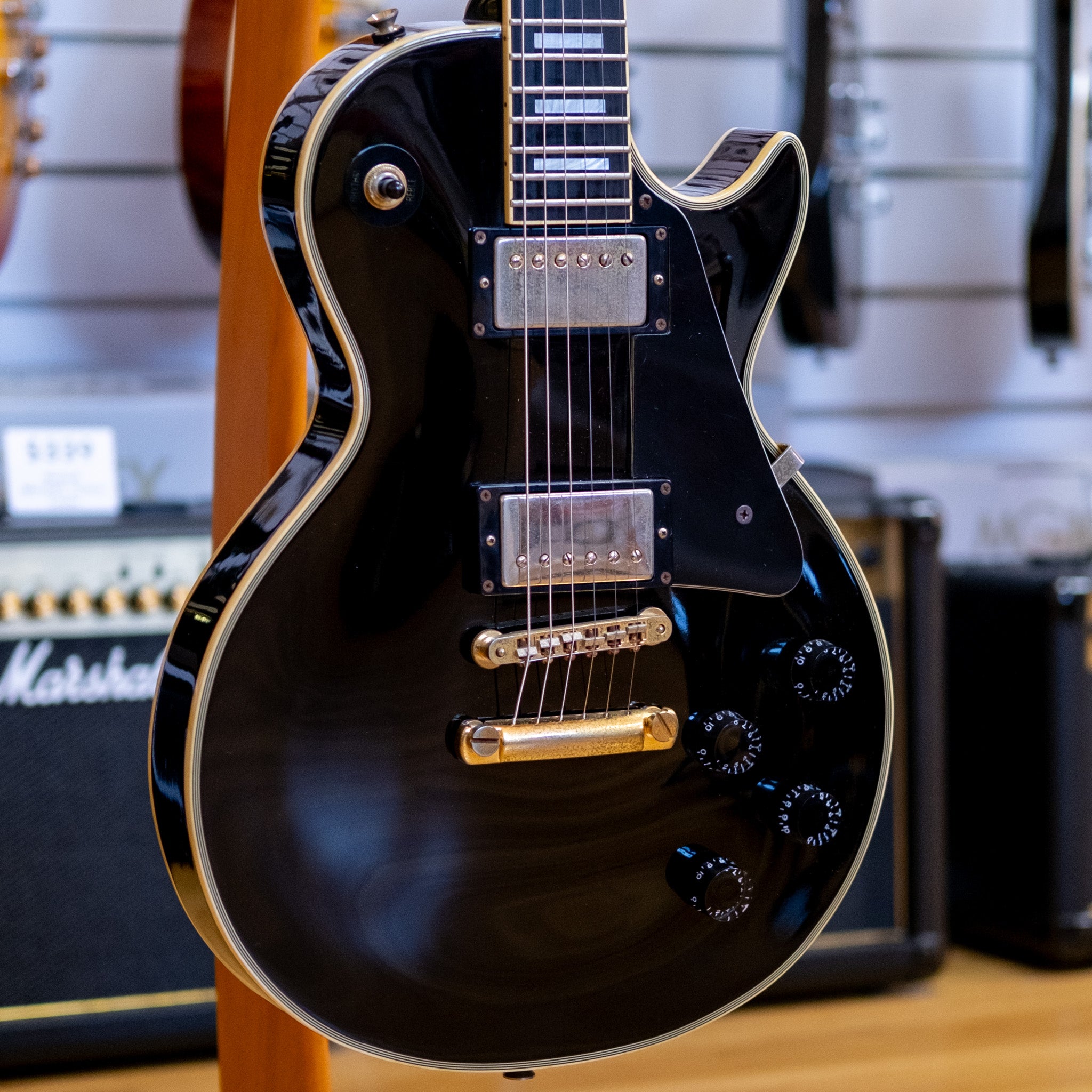 Greco EGC-550 'LP' Custom Electric Guitar (Black) (Pre-Owned, 1990's MIK)