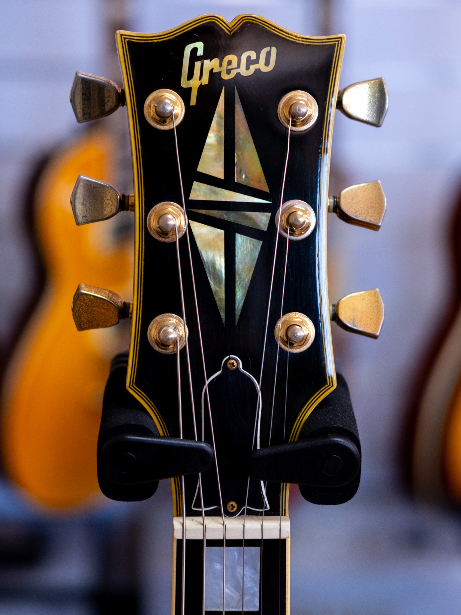 Greco EGC-550 'LP' Custom Electric Guitar (Black) (Pre-Owned, 1990's M