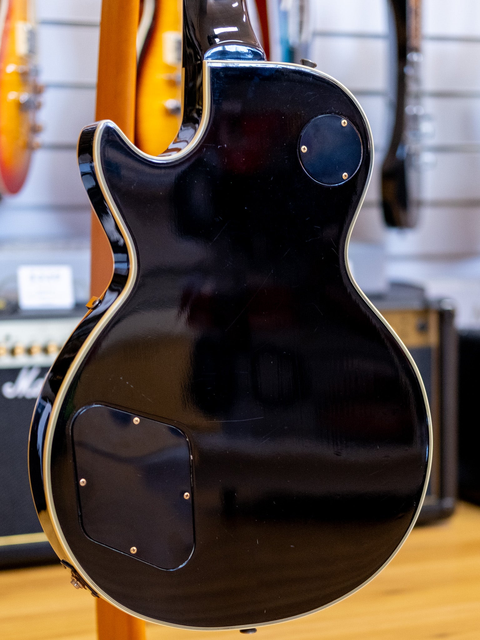 Greco EGC-550 'LP' Custom Electric Guitar (Black) (Pre-Owned, 1990's M