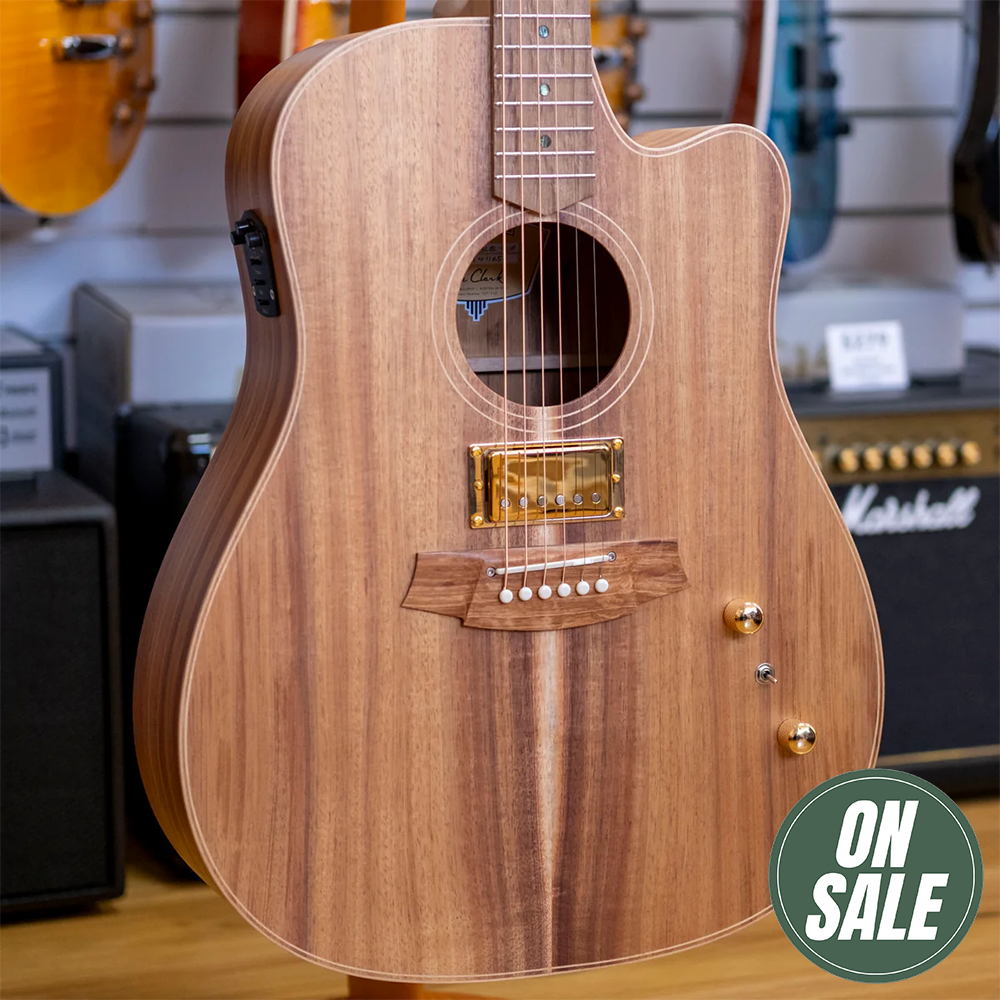 Cole Clark FL2EC Humbucker Dreadnought Acoustic Electric Guitar (Blackwood)