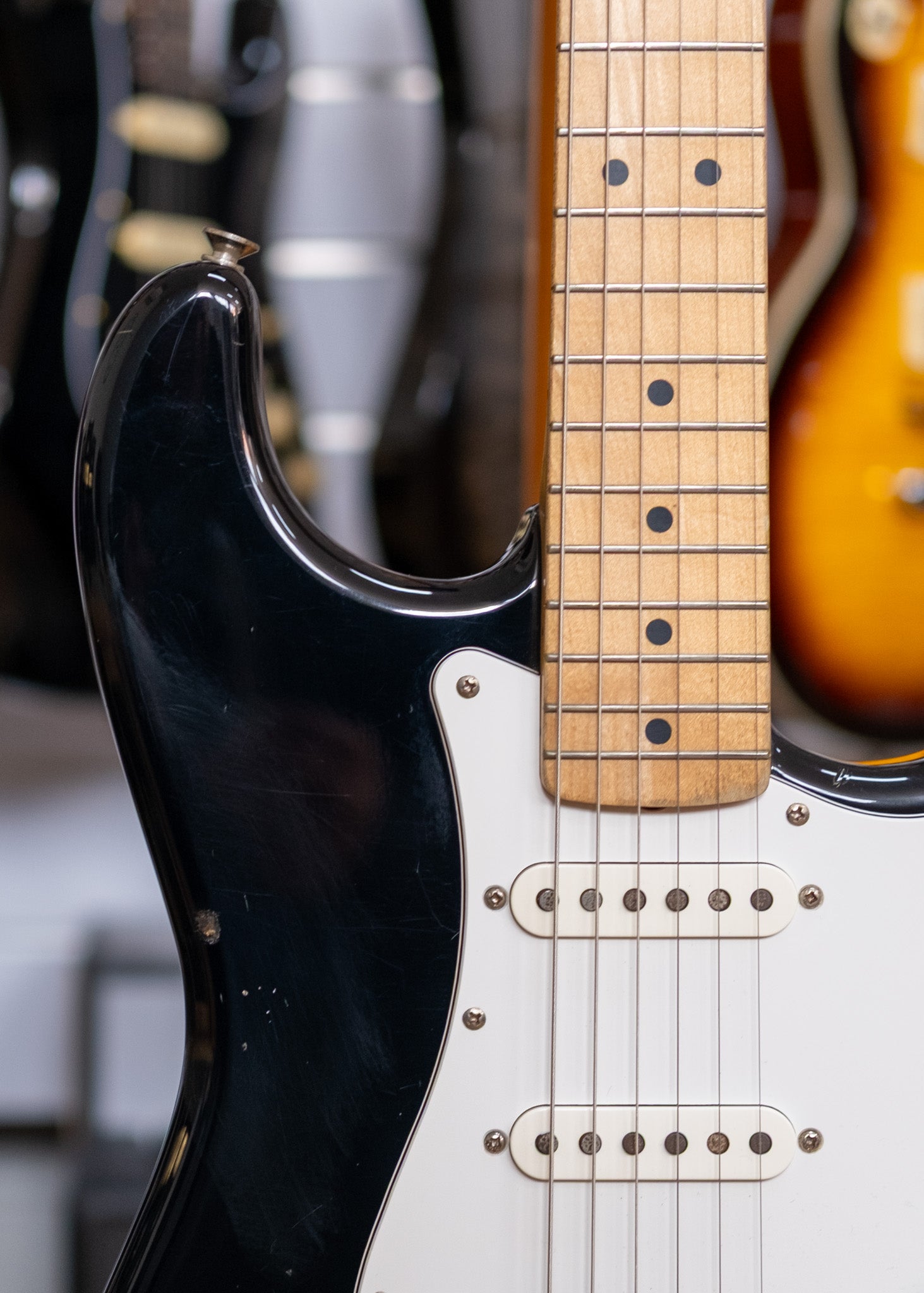 Fender ST-43 Stratocaster Electric Guitar (Black) (Pre-Owned, 1994 MIJ)