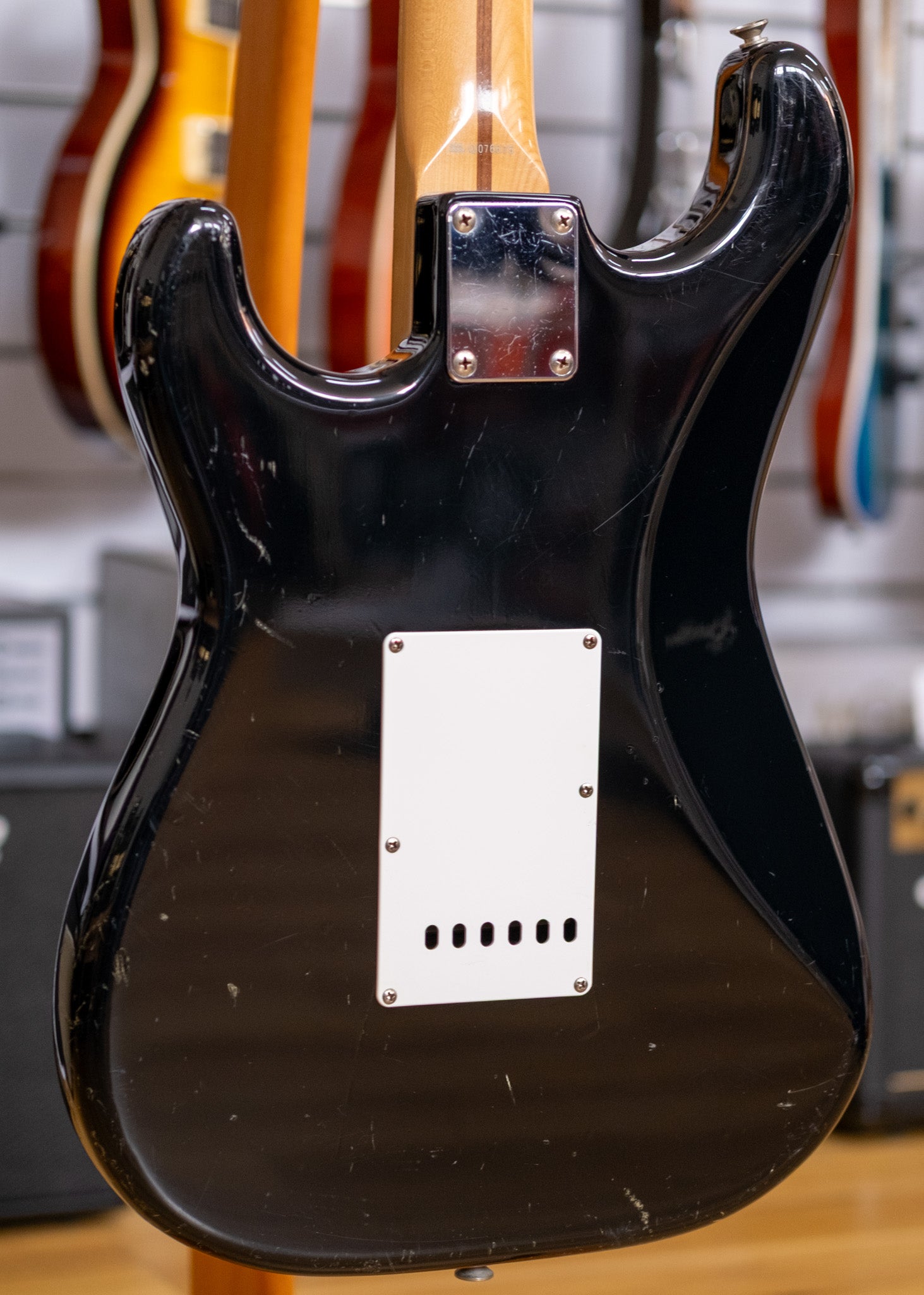 Fender ST-43 Stratocaster Electric Guitar (Black) (Pre-Owned, 1994 MIJ)