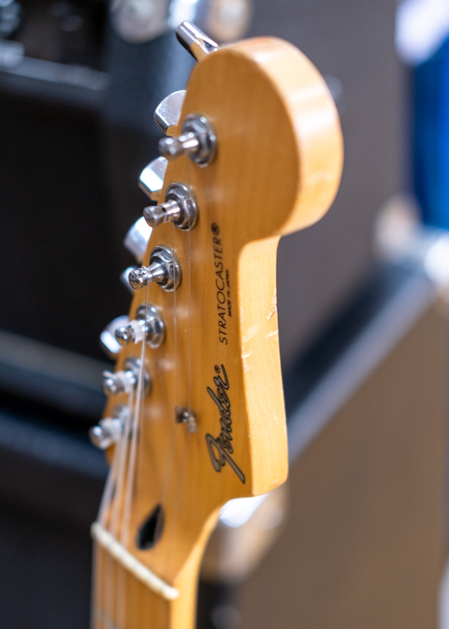 Fender ST-43 Stratocaster Electric Guitar (Black) (Pre-Owned, 1994 MIJ)