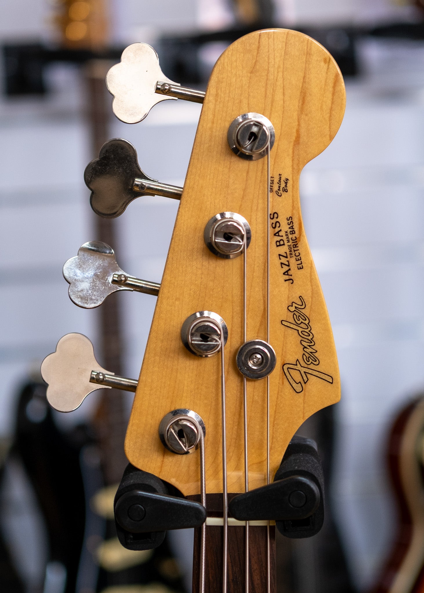 Fender Hybrid '60s Jazz Bass Guitar (Black) (Pre-Owned, 2019 MIJ)