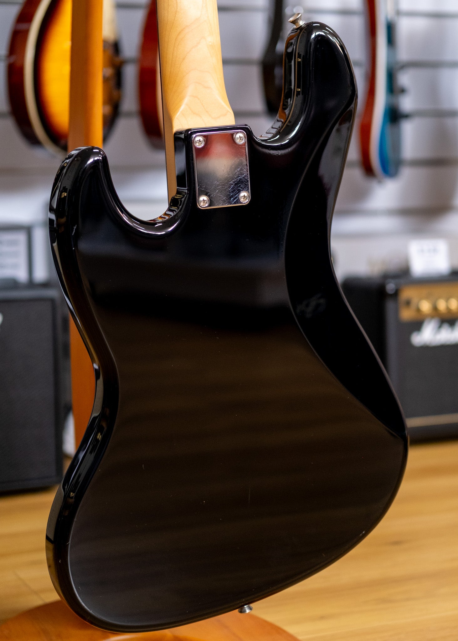 Fender Hybrid '60s Jazz Bass Guitar (Black) (Pre-Owned, 2019 MIJ)