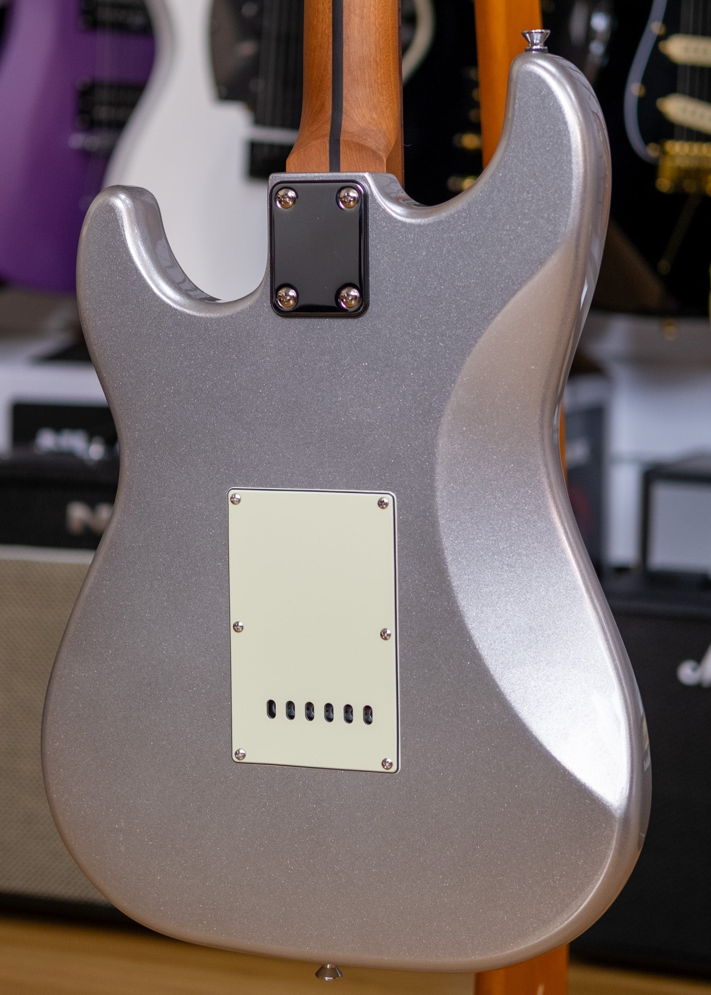 Northstar by Tanglewood NS-1 S-Style H-S-S Electric Guitar (Inca Silver)