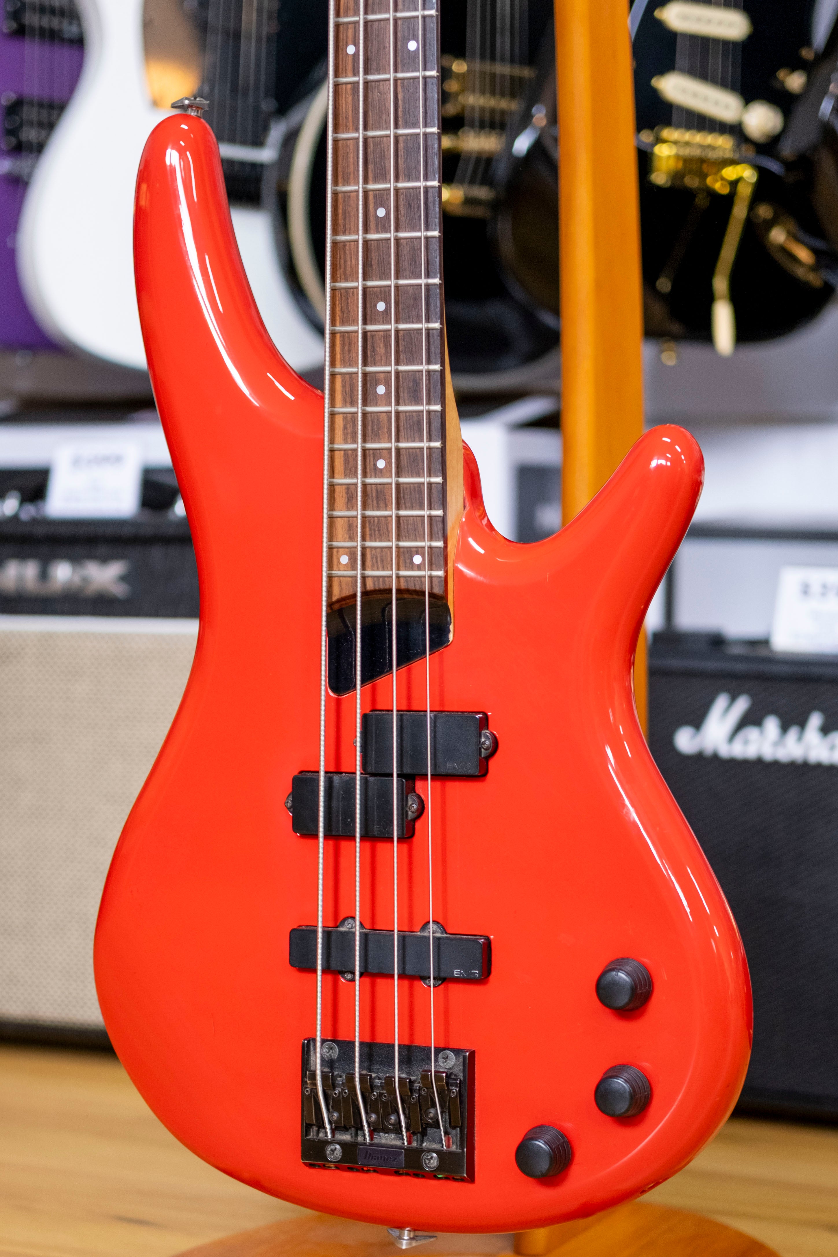 Ibanez MIJ SR600 Bass Guitar (Red) (Pre-Owned, 1980's MIJ)