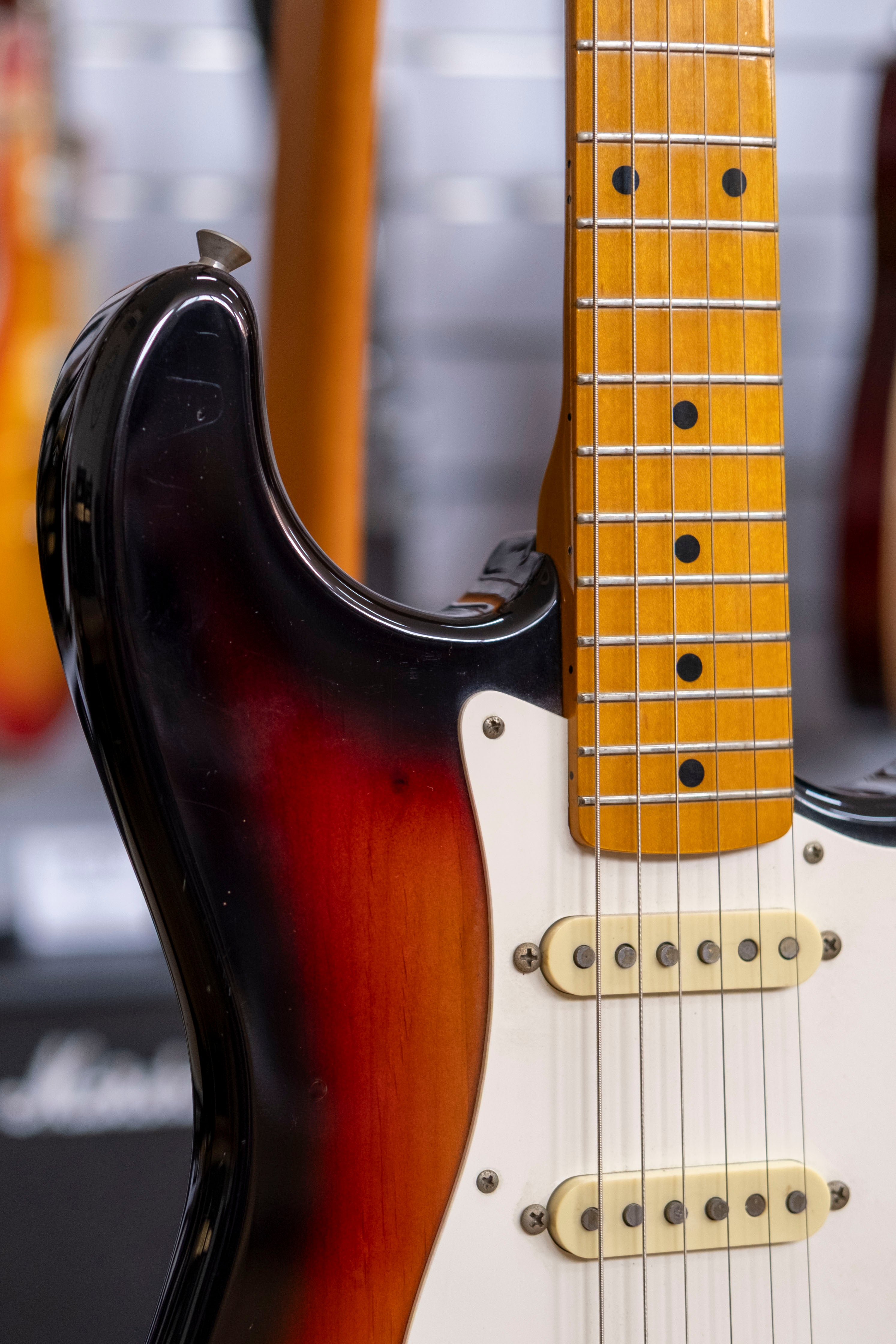 Fender ST-57 '57 Reissue Electric Guitar (3-Tone Sunburst) (Pre-Owned, 1993 MIJ)