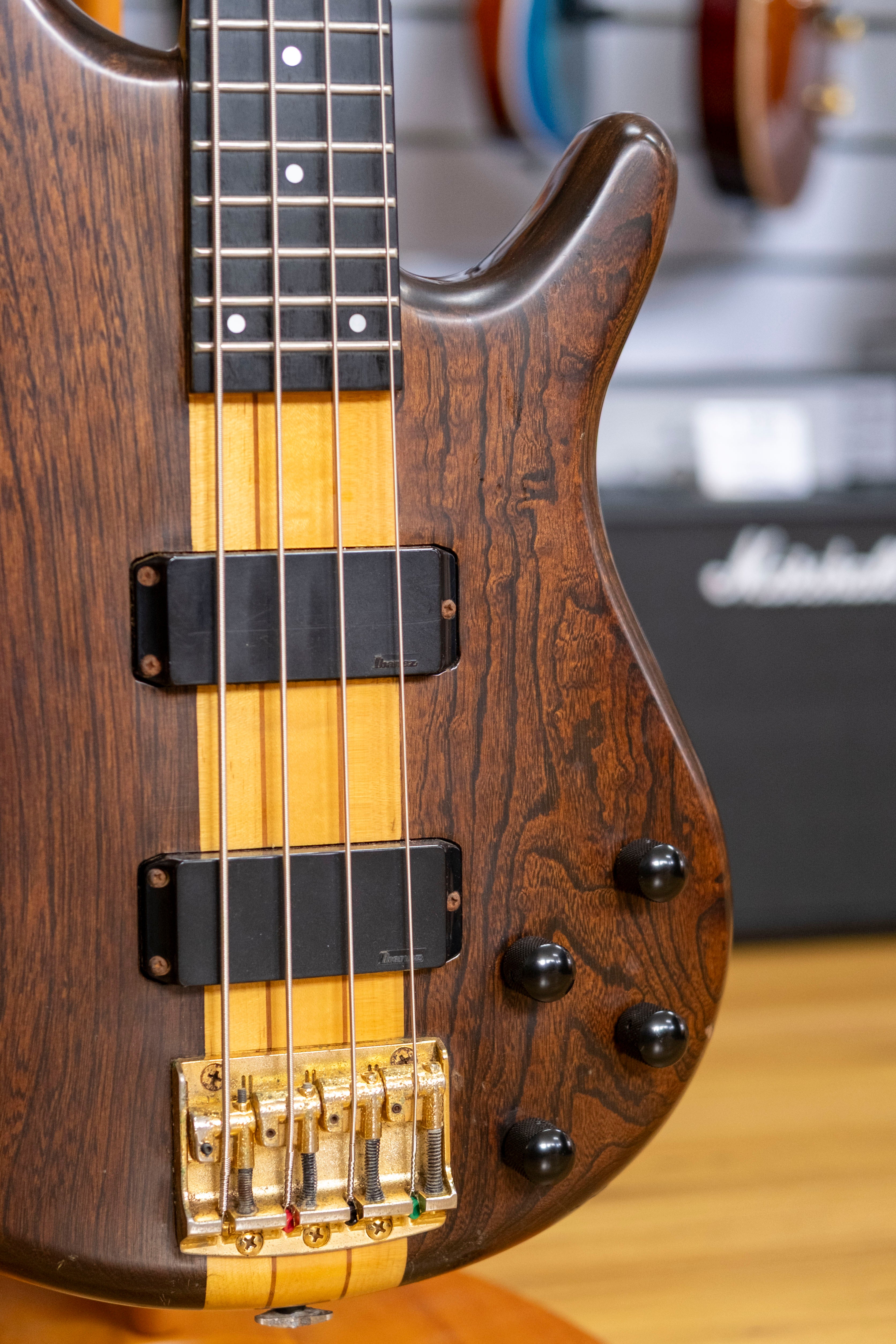 Ibanez MC2924 Musician Bass Guitar (Walnut) (Pre-Owned, 1987 MIJ)