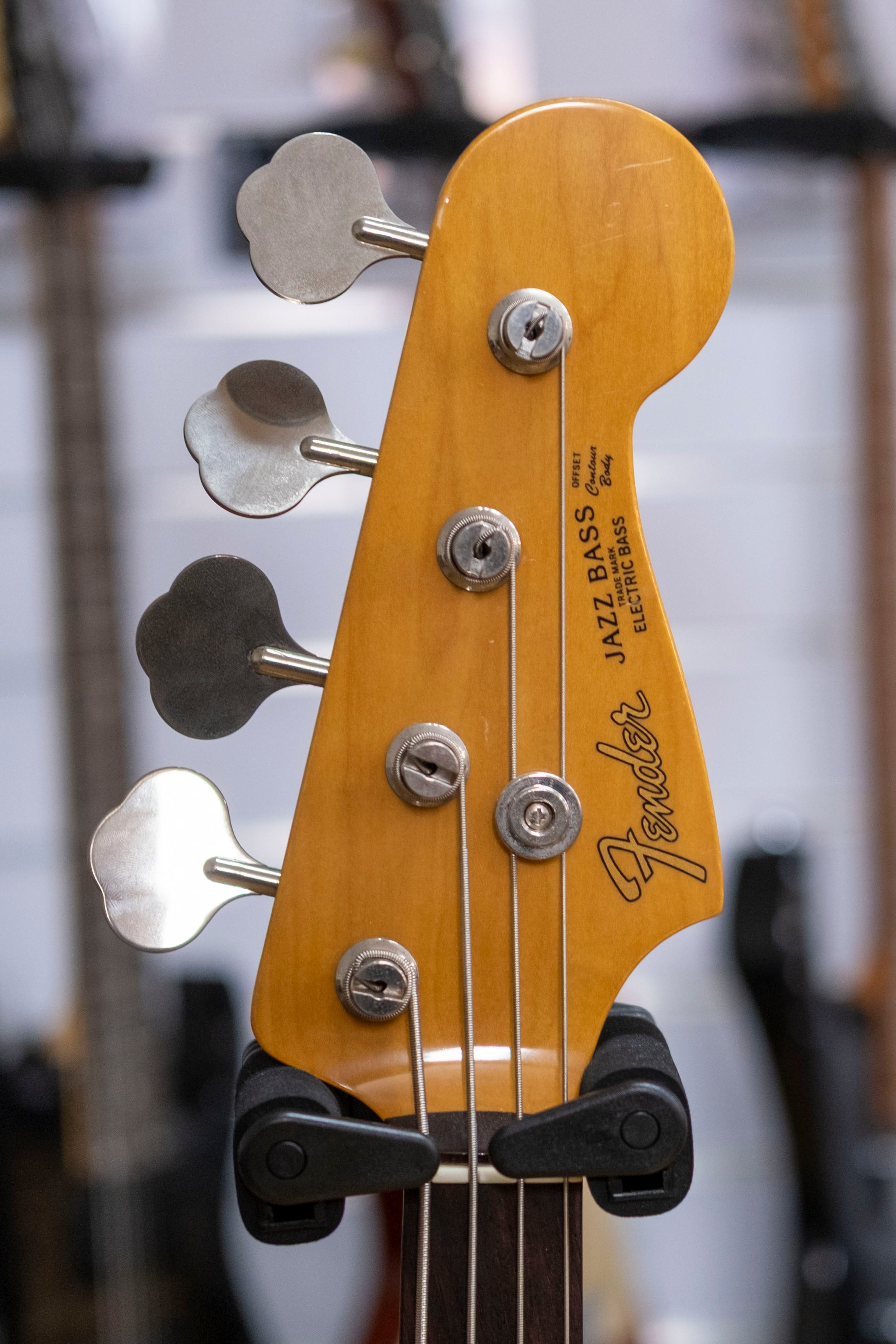 Fender C60JB Jazz Bass Guitar (3-Tone Sunburst) (Pre-Owned, 2017 MIJ)