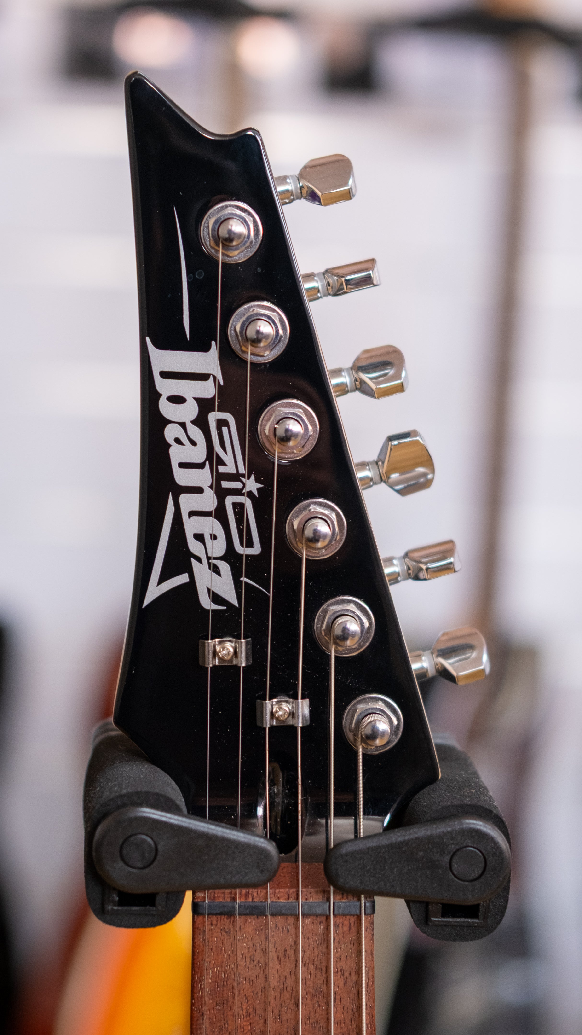 Ibanez Gio Series RX70QAL Left Handed Electric Guitar (Transparent Blue Burst)