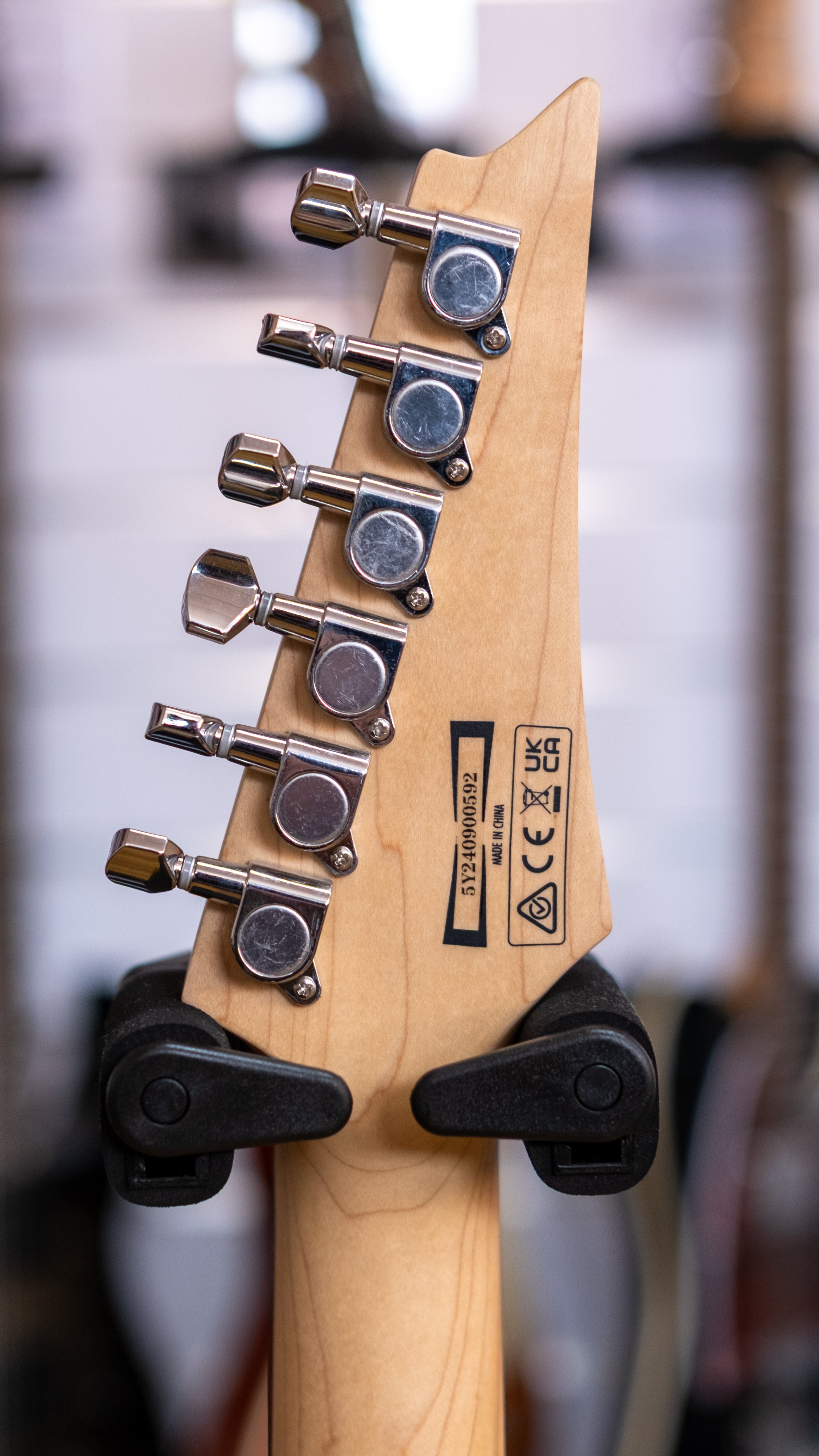 Ibanez Gio Series RX70QAL Left Handed Electric Guitar (Transparent Blue Burst)