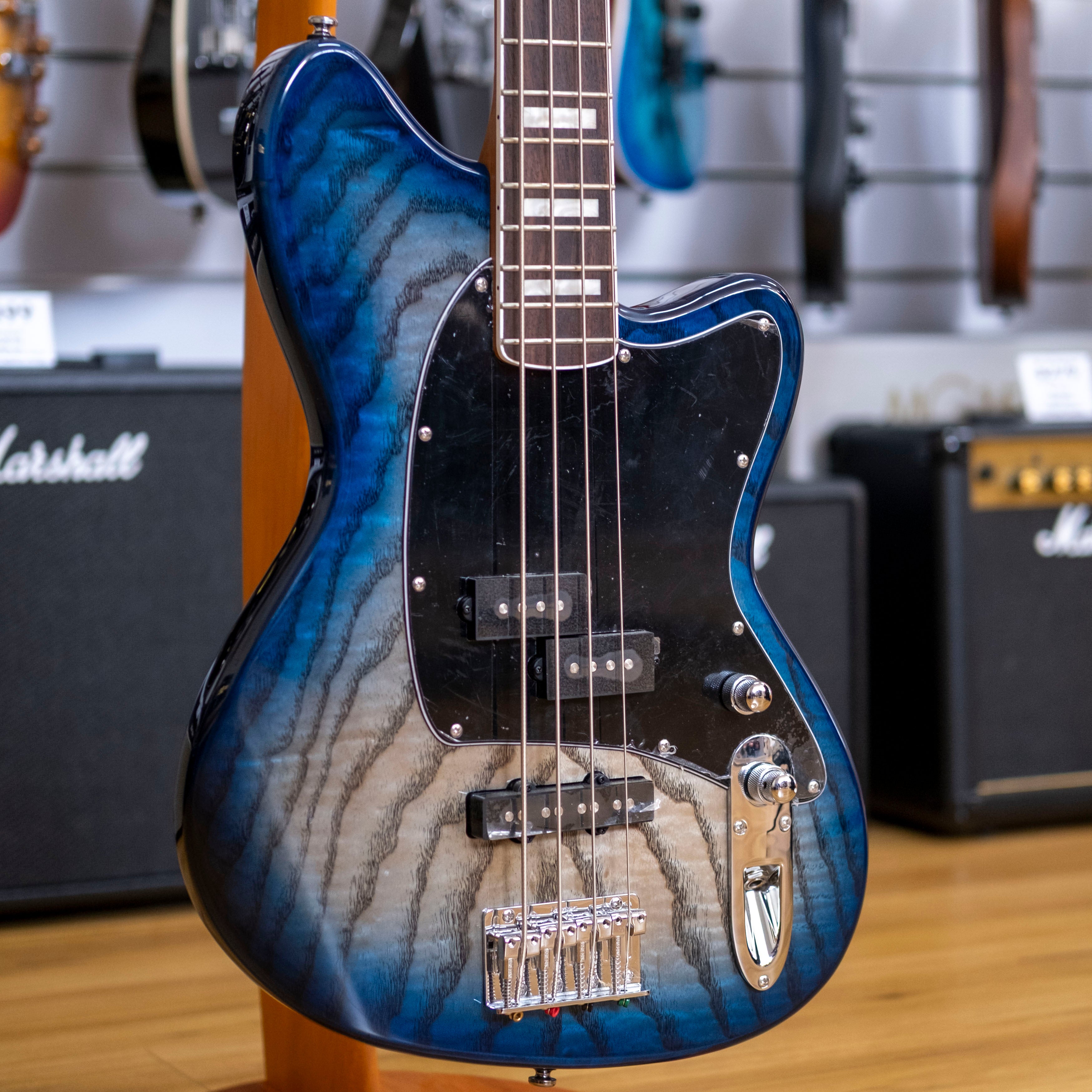 Ibanez TMB400TA Talman Series 4-String Bass Guitar (Cosmic Blue Starburst)
