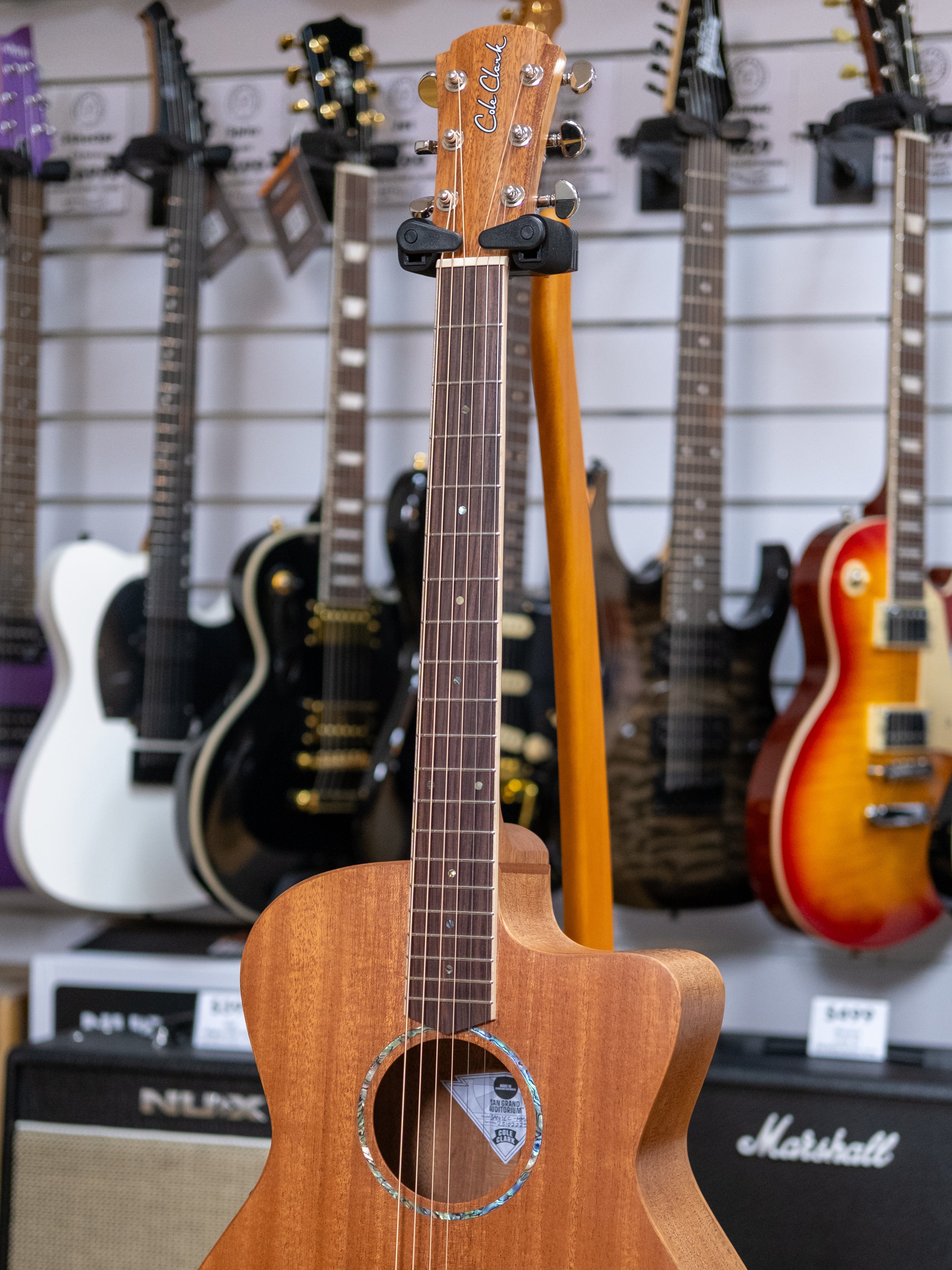 Cole Clark Studio Series Grand Auditorium Acoustic Electric Guitar (Mahogany)