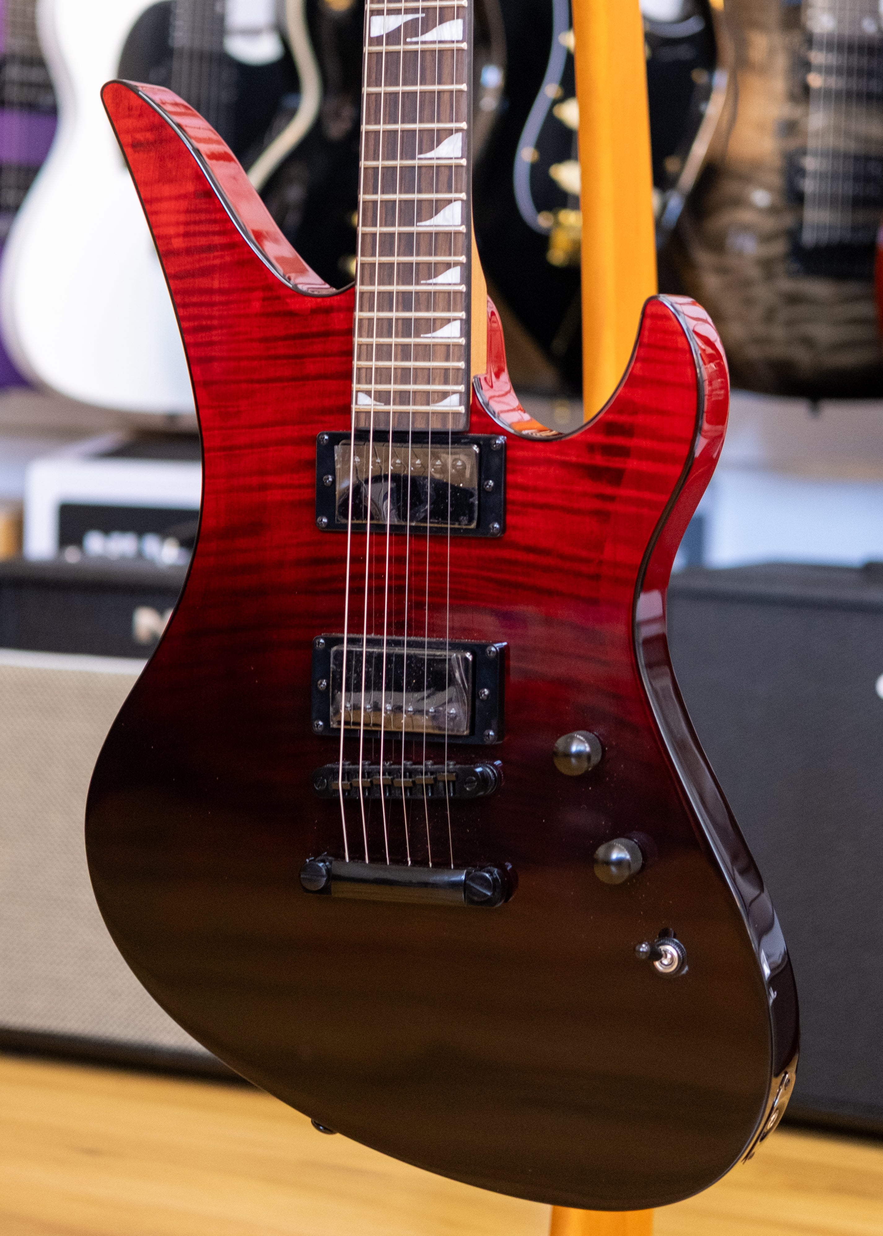 Schecter Avenger Standard Electric Guitar (Blood Burst)