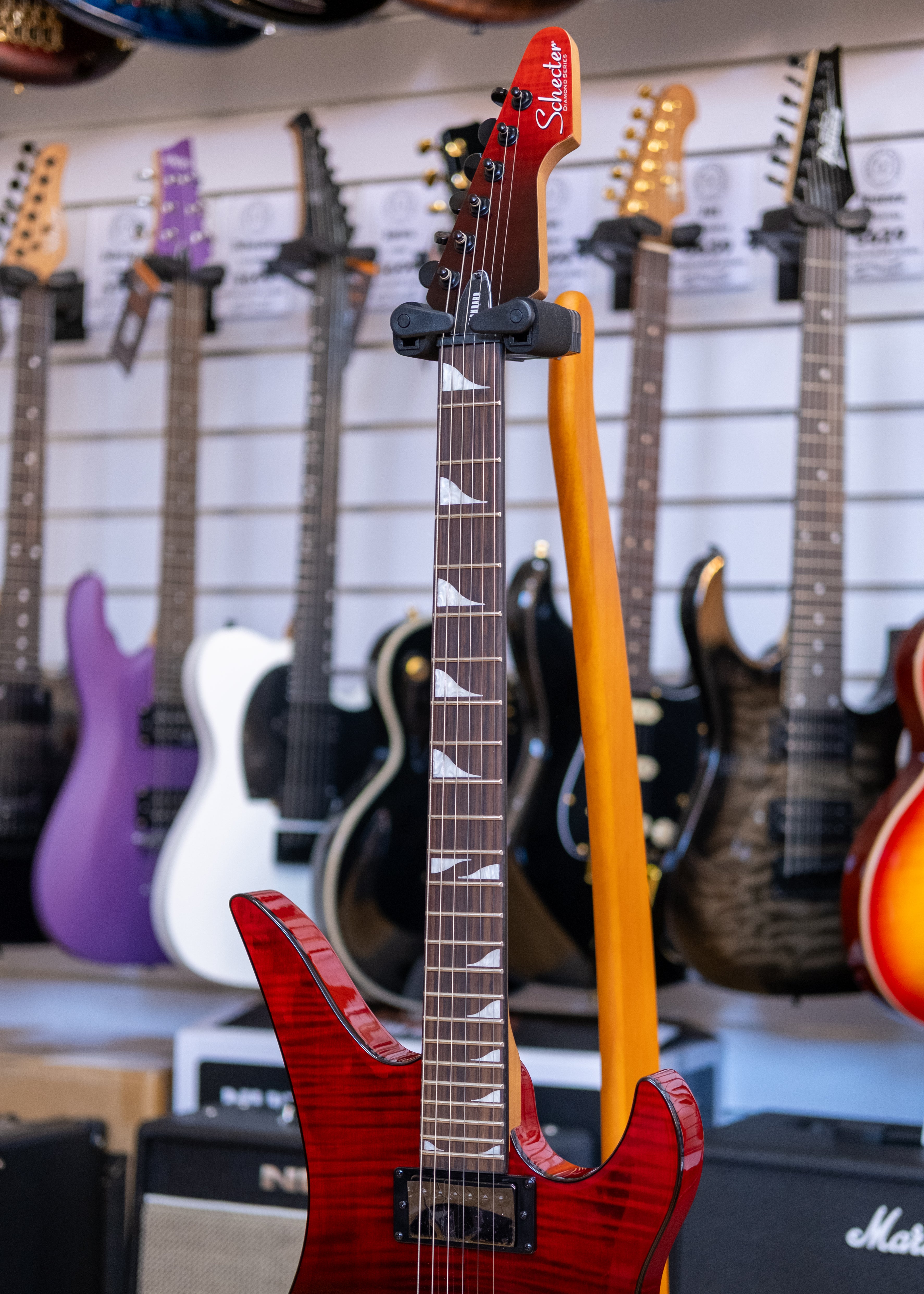 Schecter Avenger Standard Electric Guitar (Blood Burst)