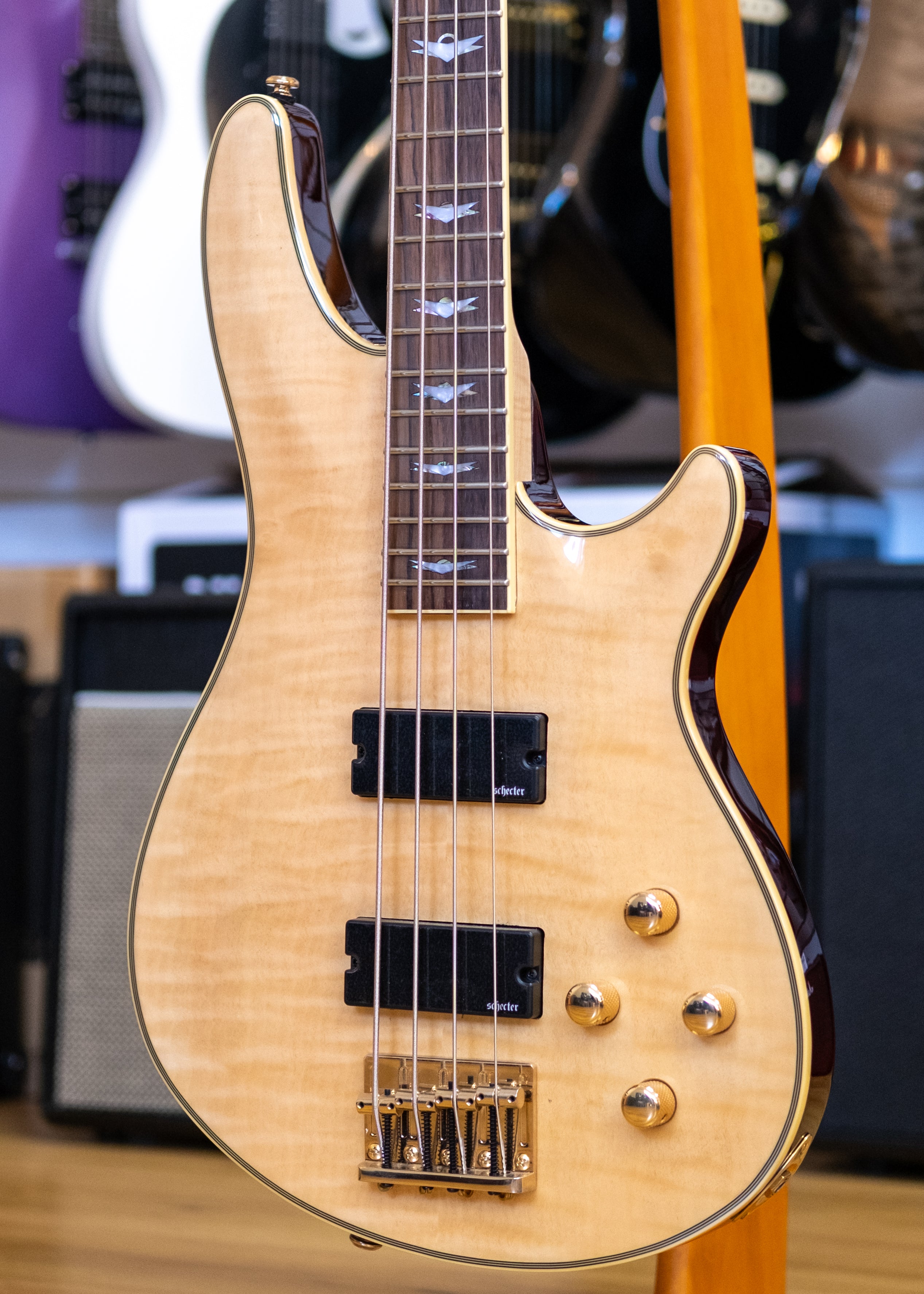 Schecter Omen Extreme 4-String Bass Guitar (Natural)