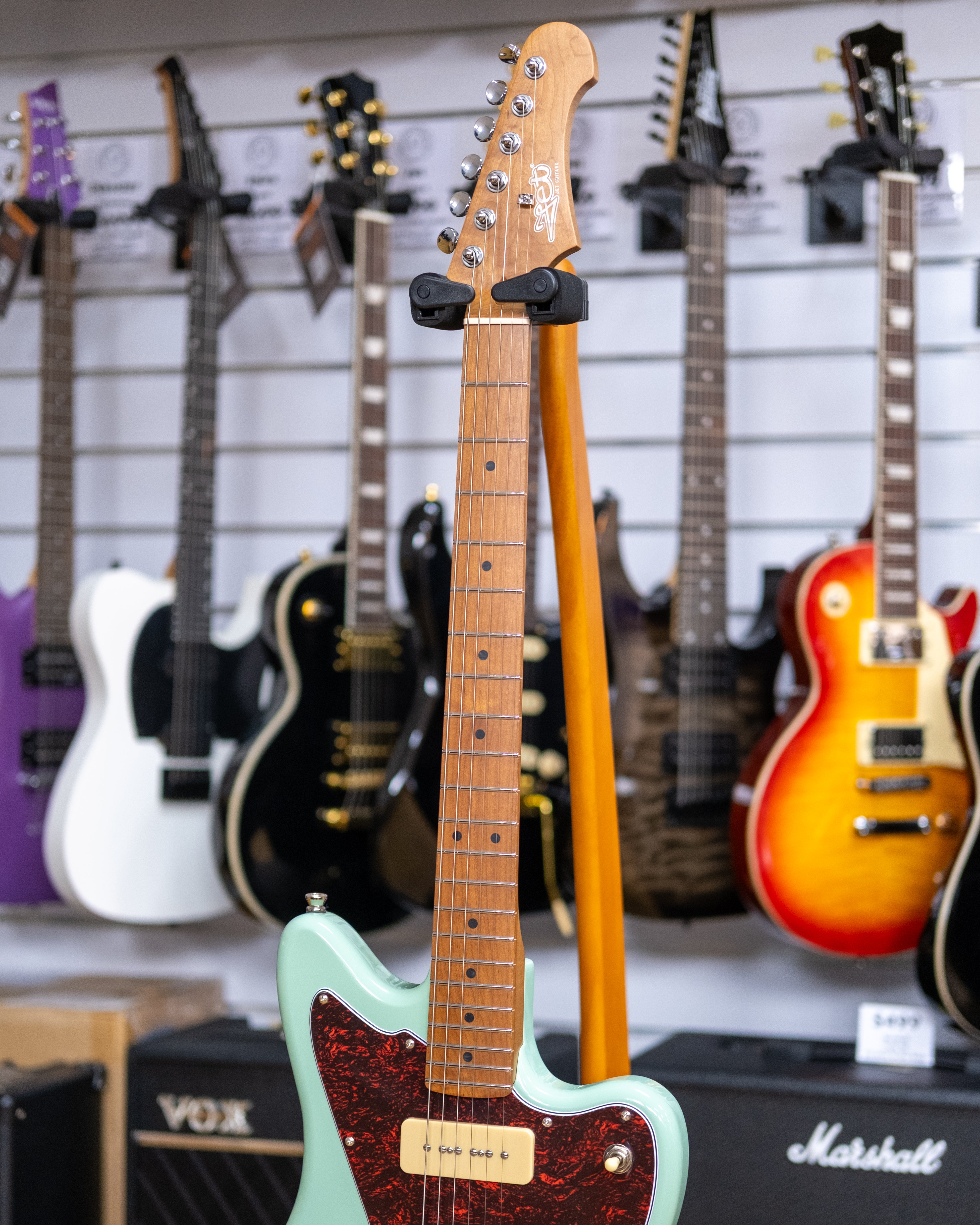 Jet JJ-300 P90 Electric Guitar (Seafoam Green)