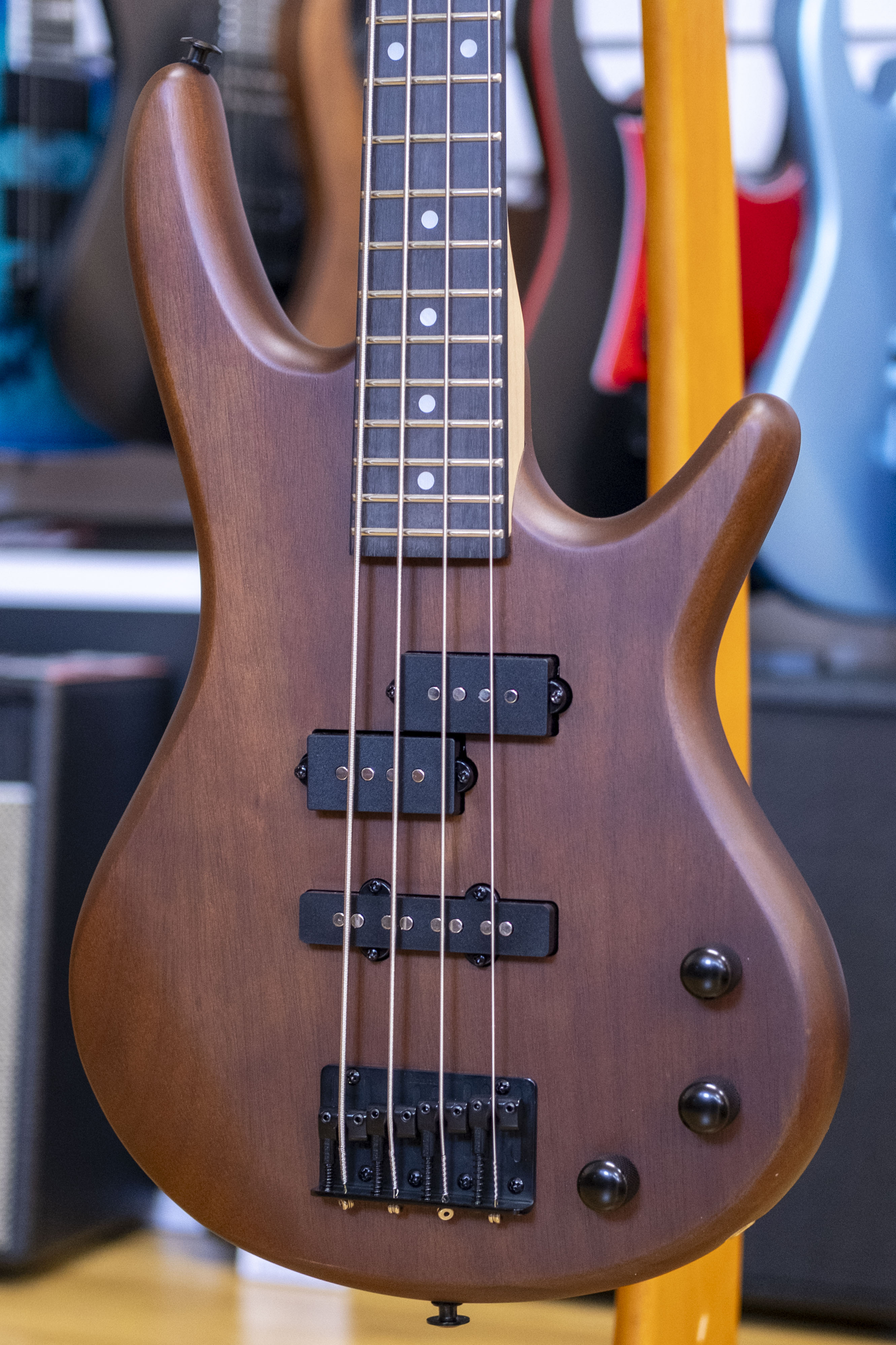 Ibanez Gio SRM20B Mikro Bass Guitar (Walnut Flat)