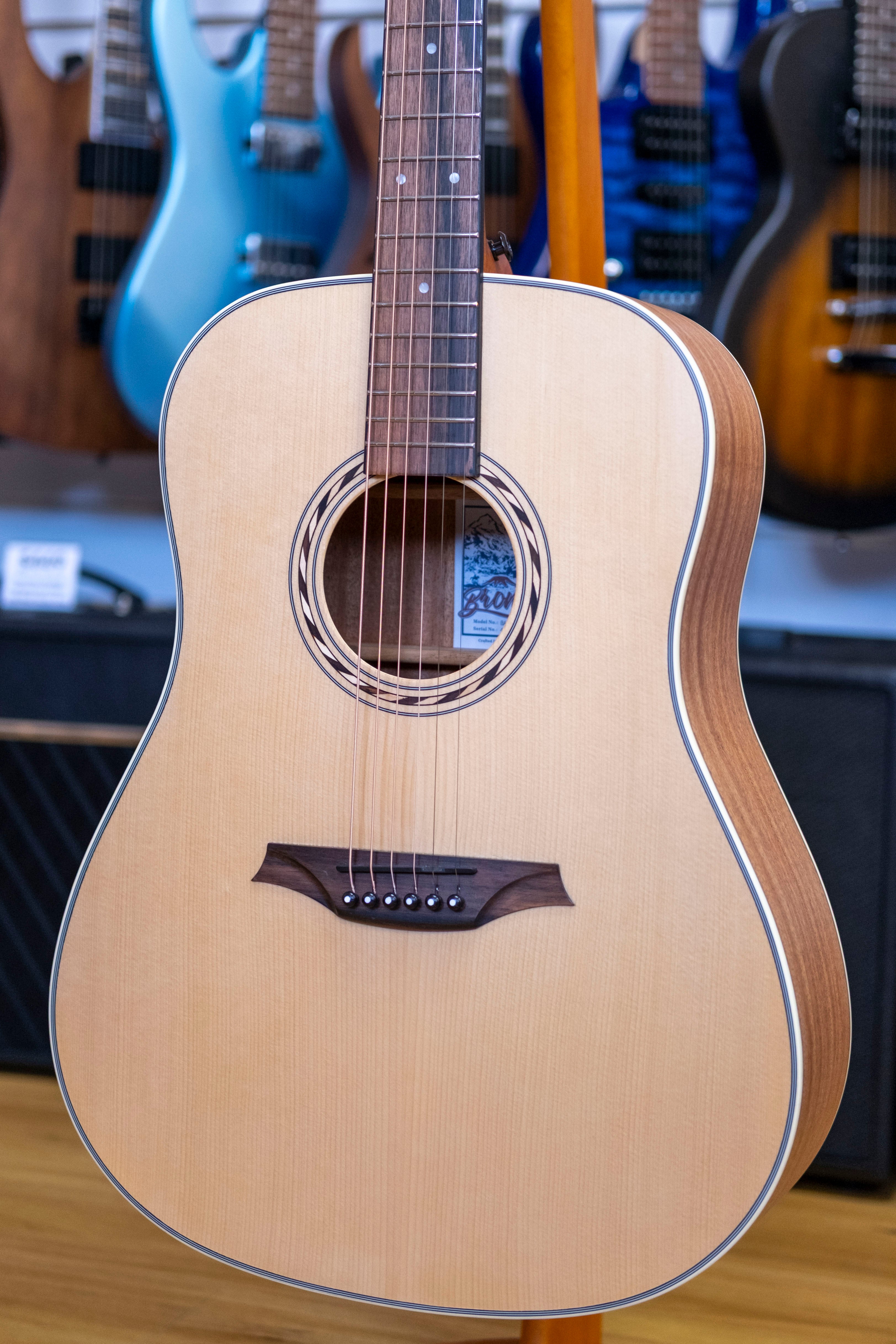 Bromo BAA1 Appalachia Series Dreadnought Acoustic Guitar