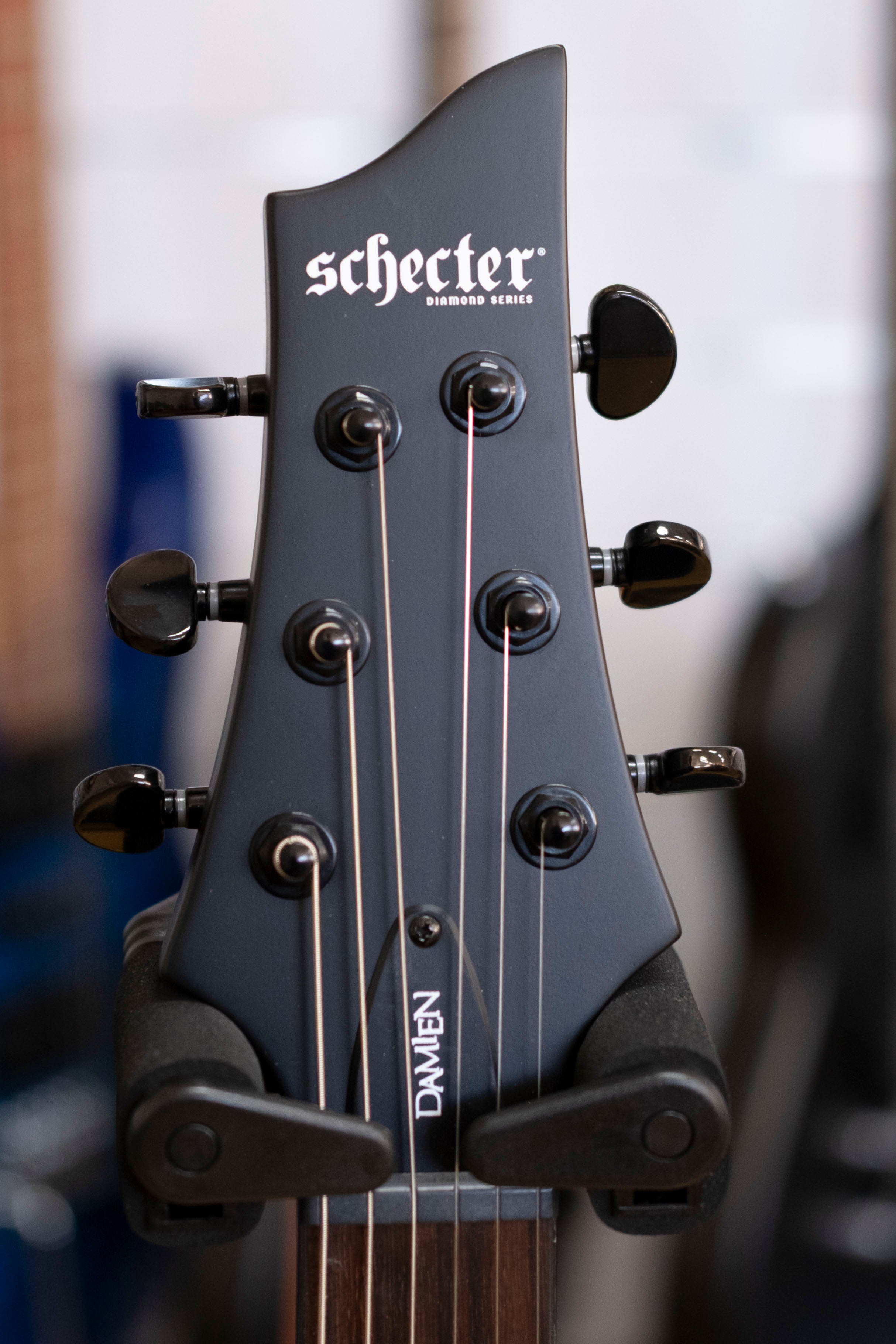 Schecter Damien 6 Electric Guitar (Satin Black)